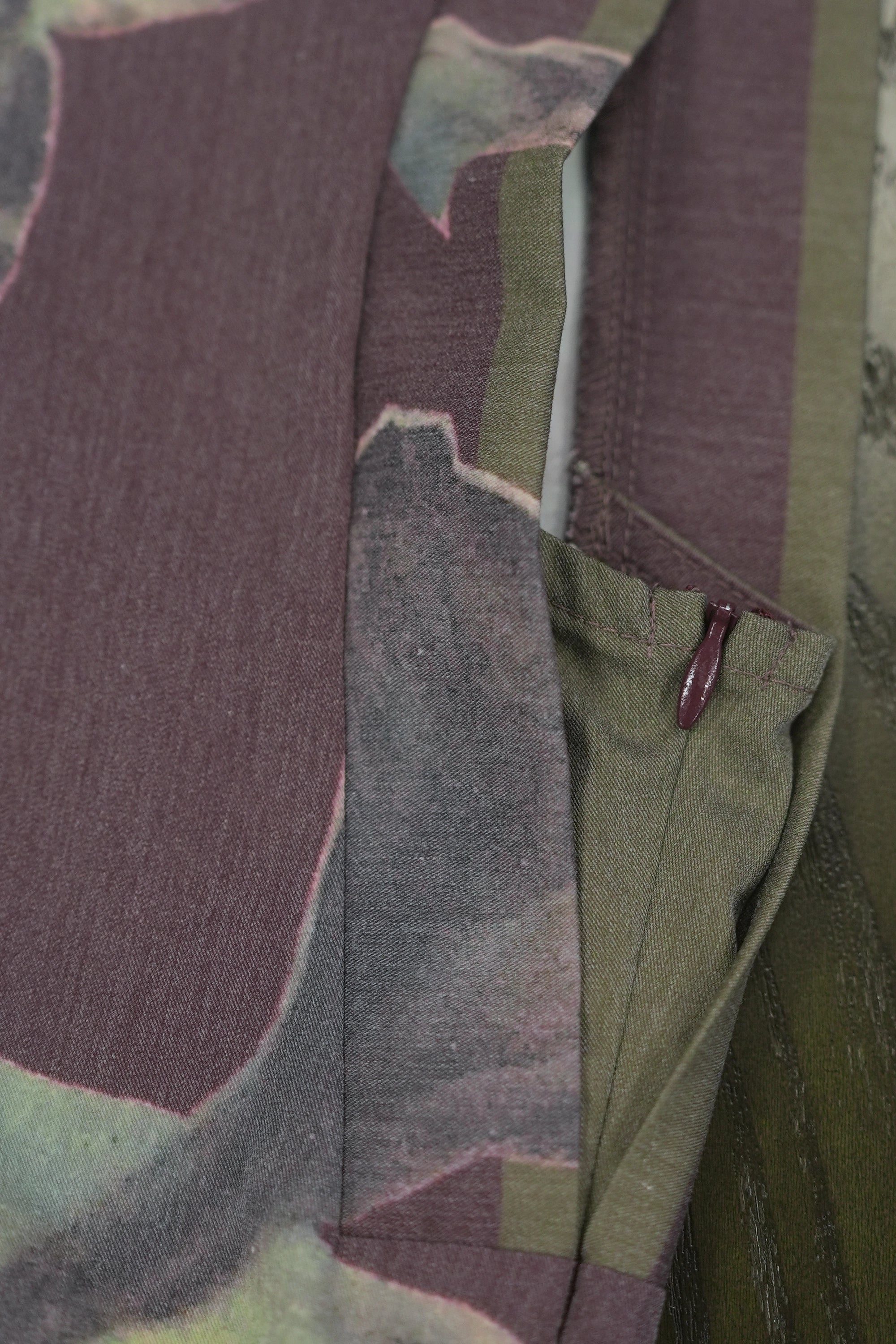 Square Sleeves Fit & Flare Dress (Peony)