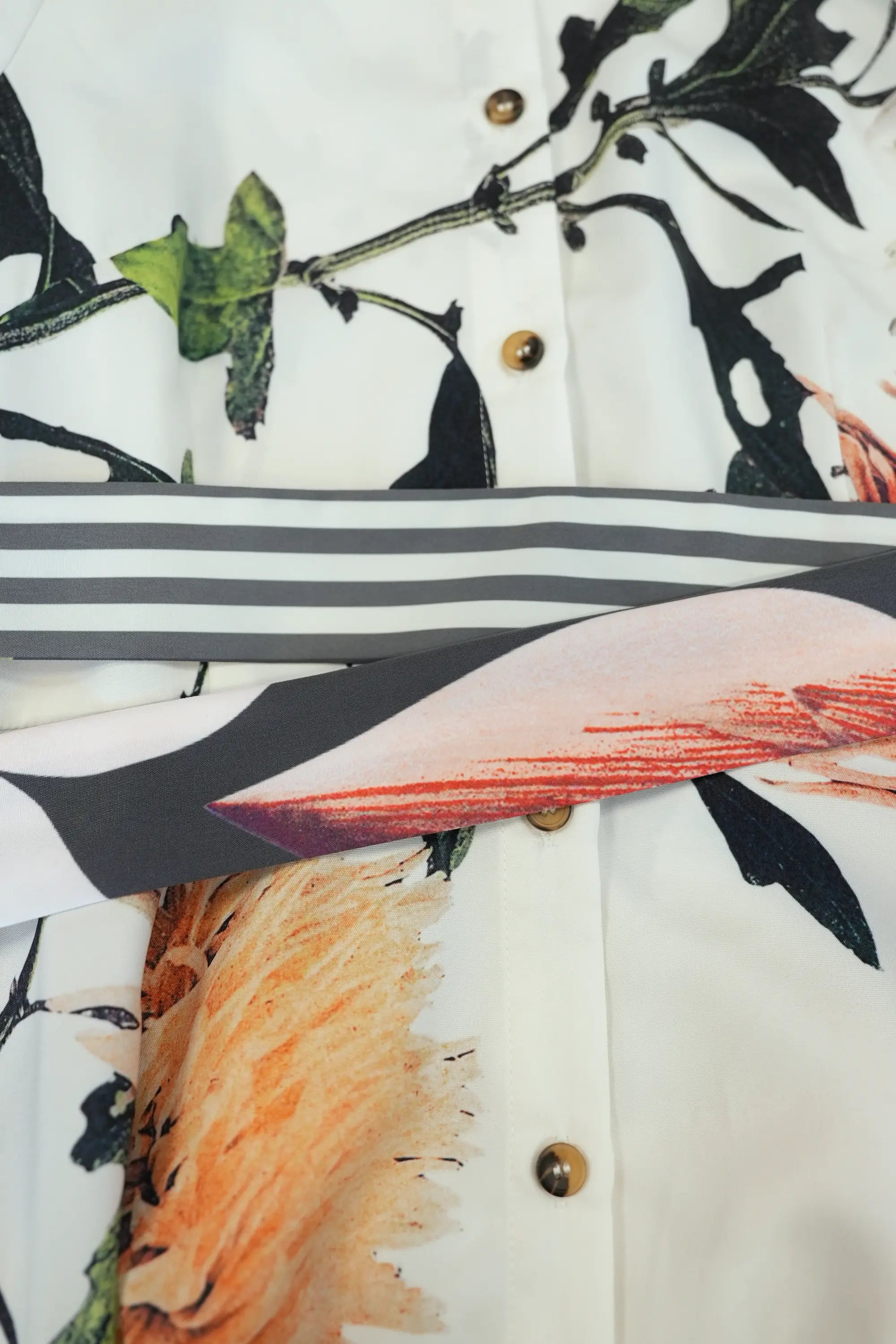 Calla Sleeves Swing Dress (Cactus Dahlia)