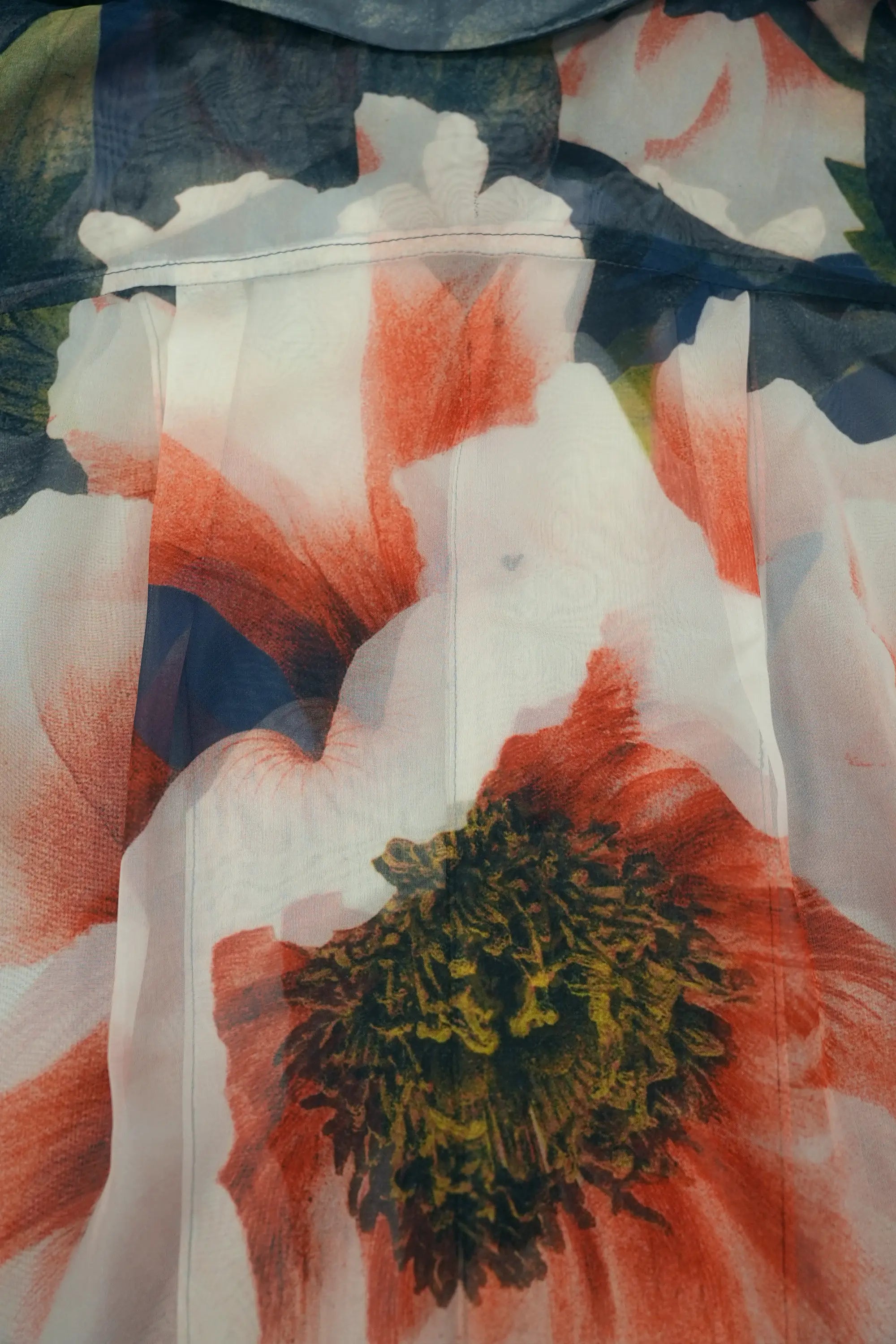 Unisex Cuban Shirt (Peony)