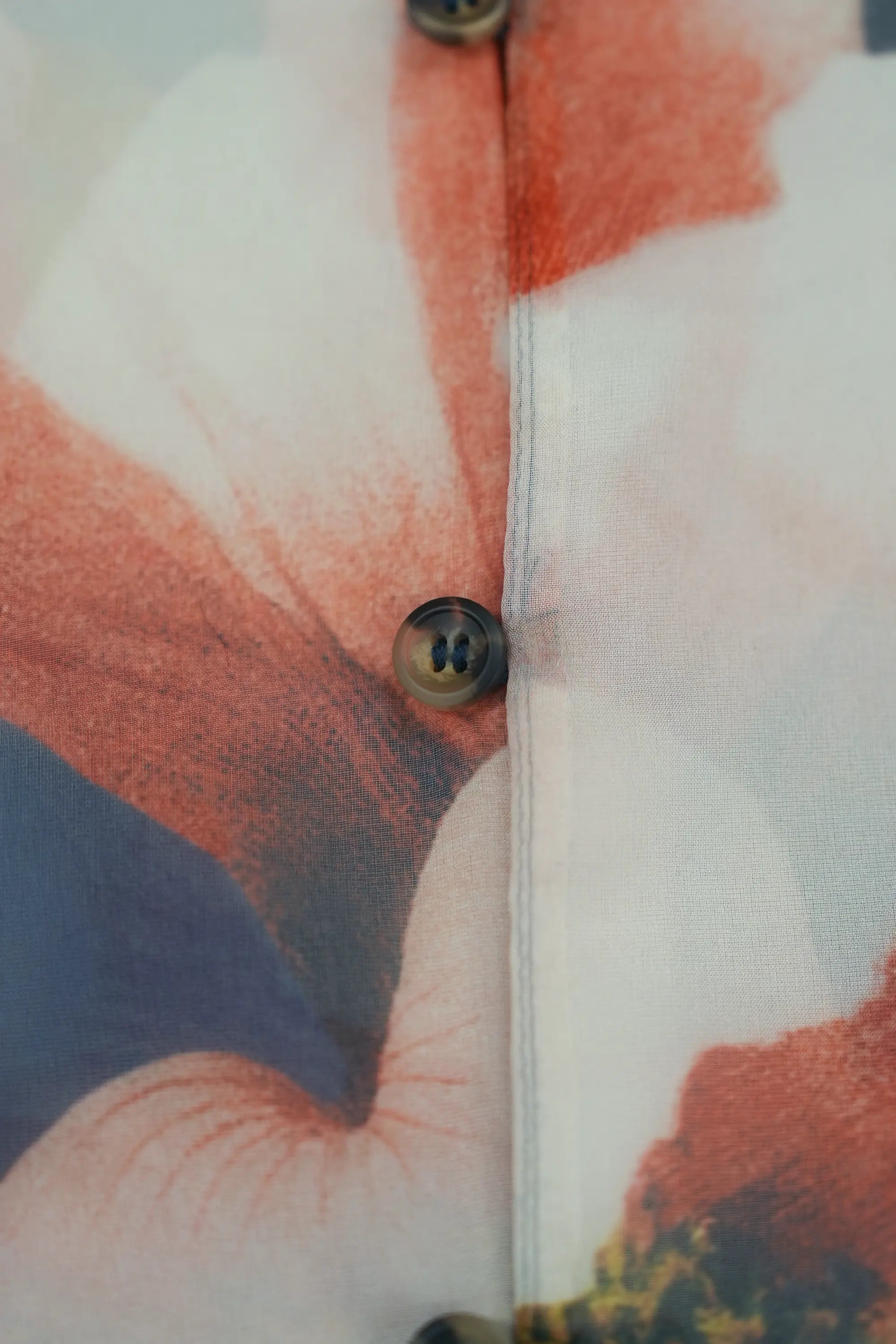 Unisex Cuban Shirt (Peony)