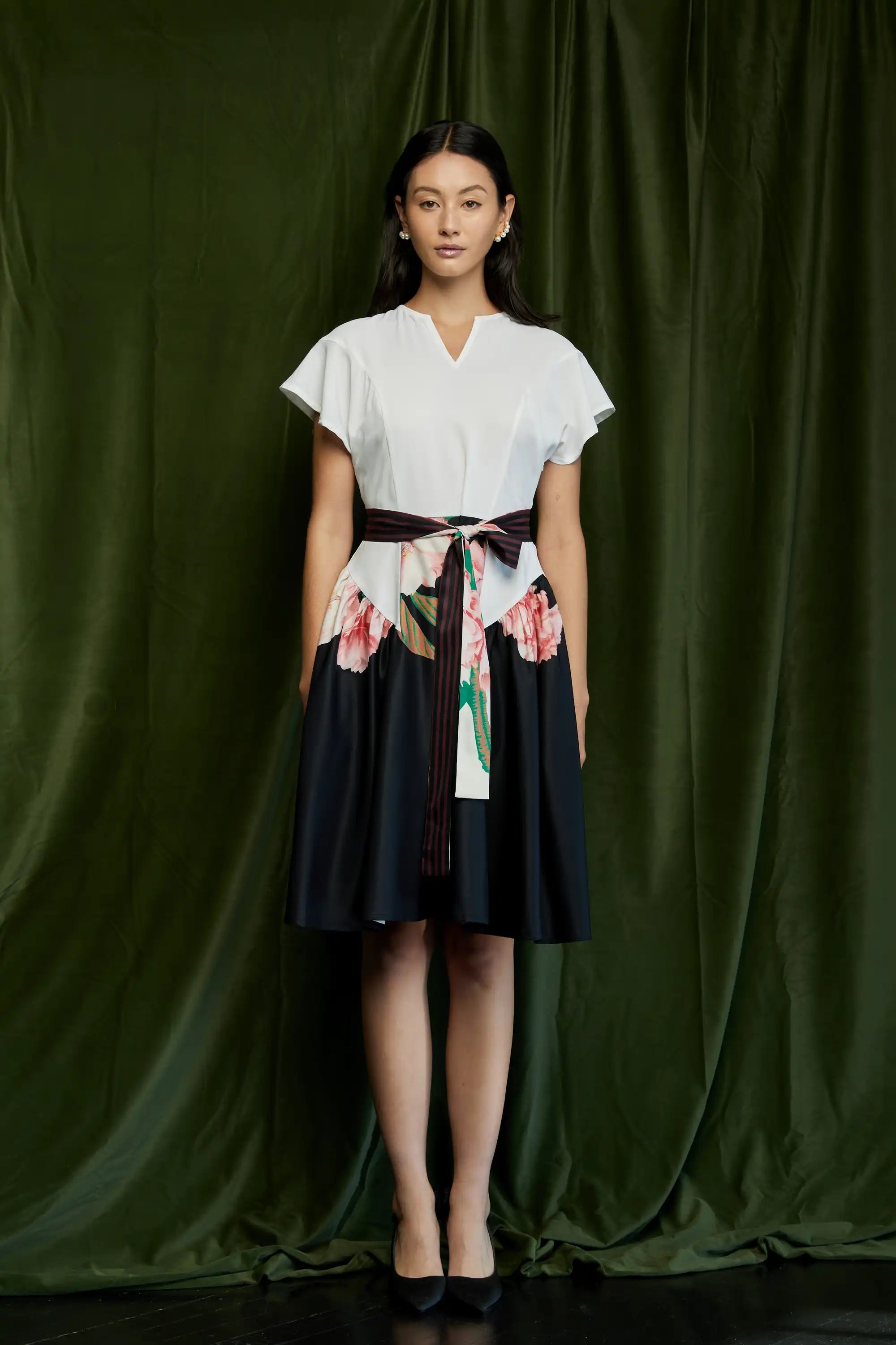 PRE-ORDER · EXCLUSIVE RELEASE: Bluebell Billowing Knee Dress (Sakura)