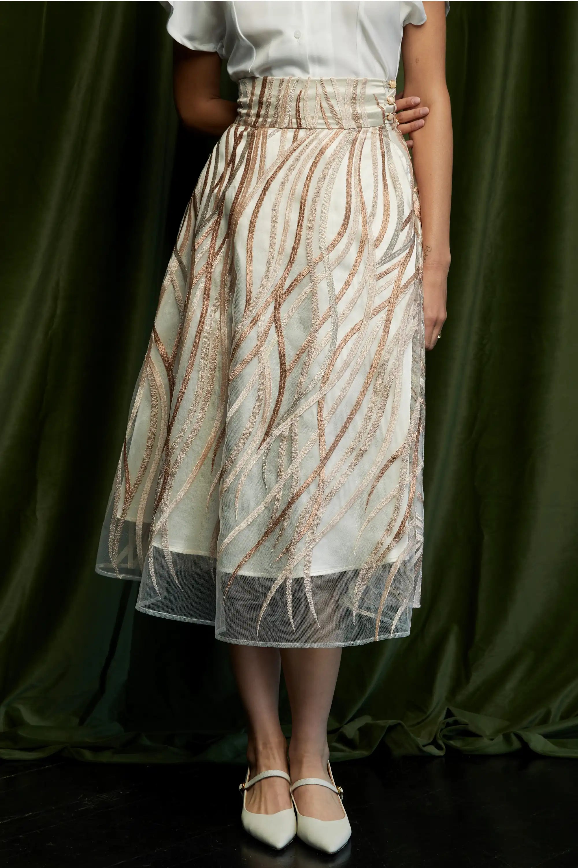 PRE-ORDER · EXCLUSIVE RELEASE: Full Circle Skirt (Gold)