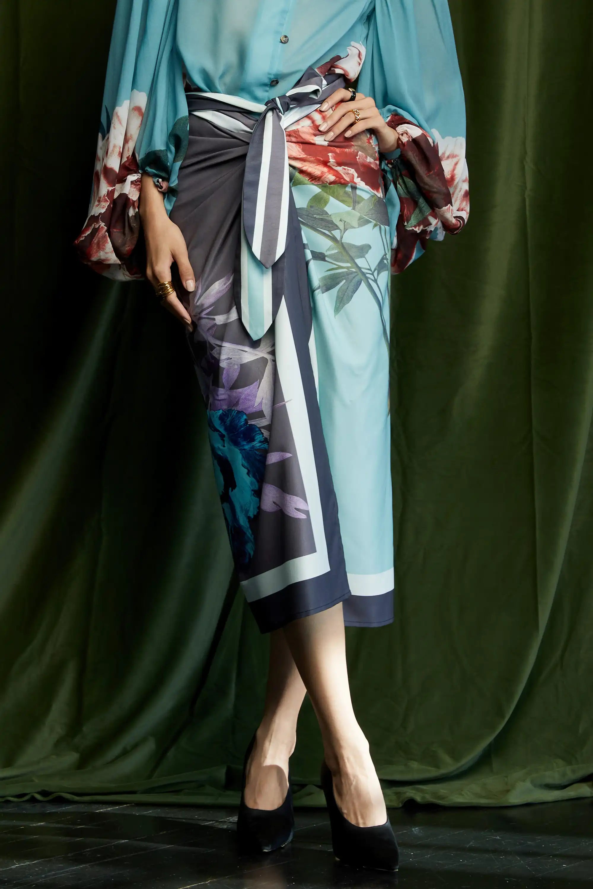 Sarong Skirt (Tree-Peony)