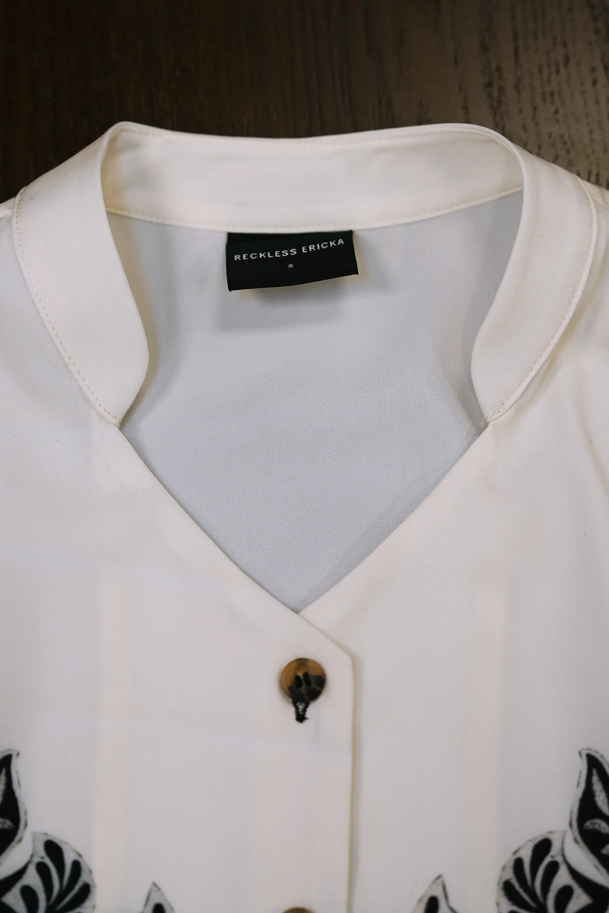 Stand Collar Dual Pleat Dress (Dove)