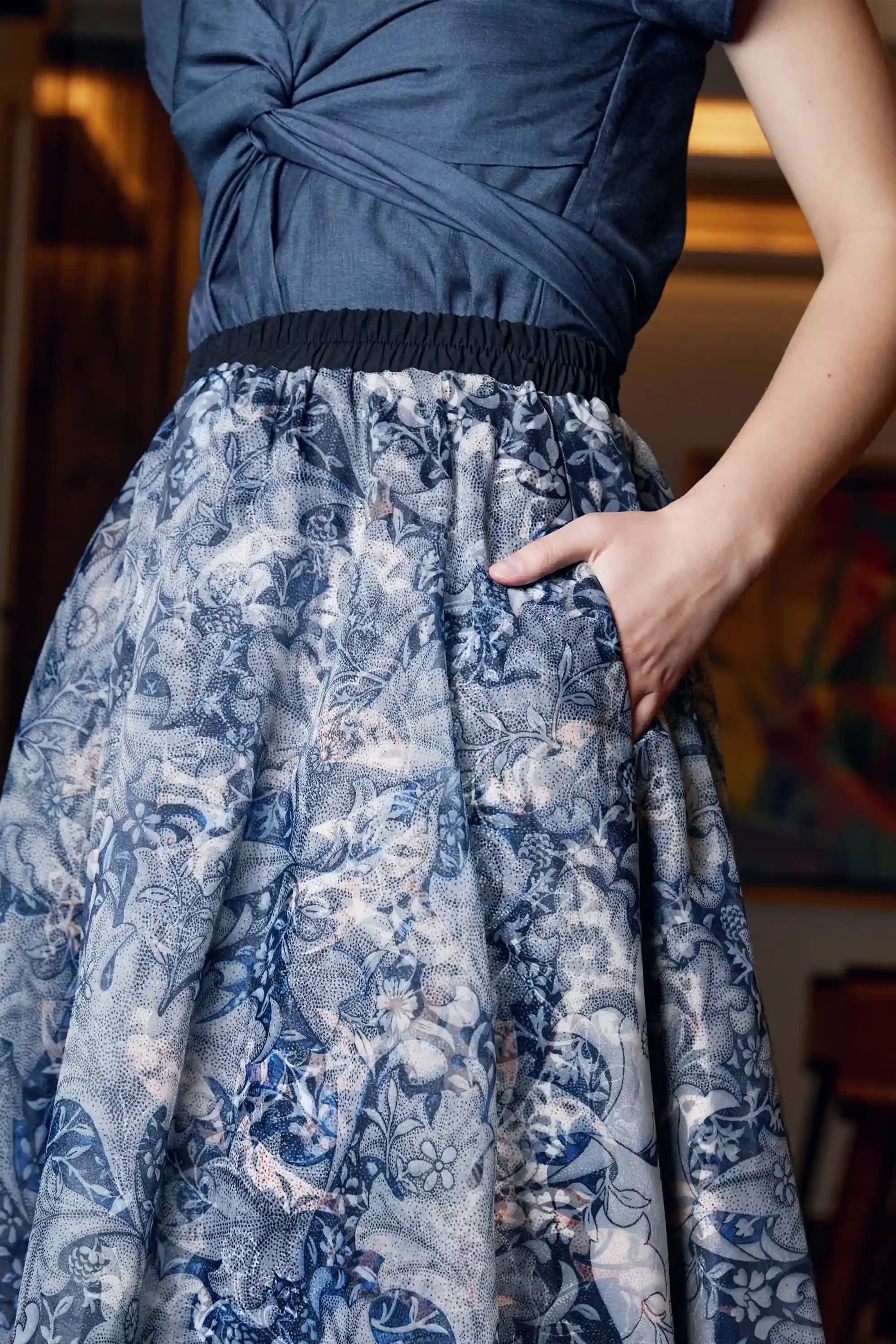 Swing Skirt (Leaves)