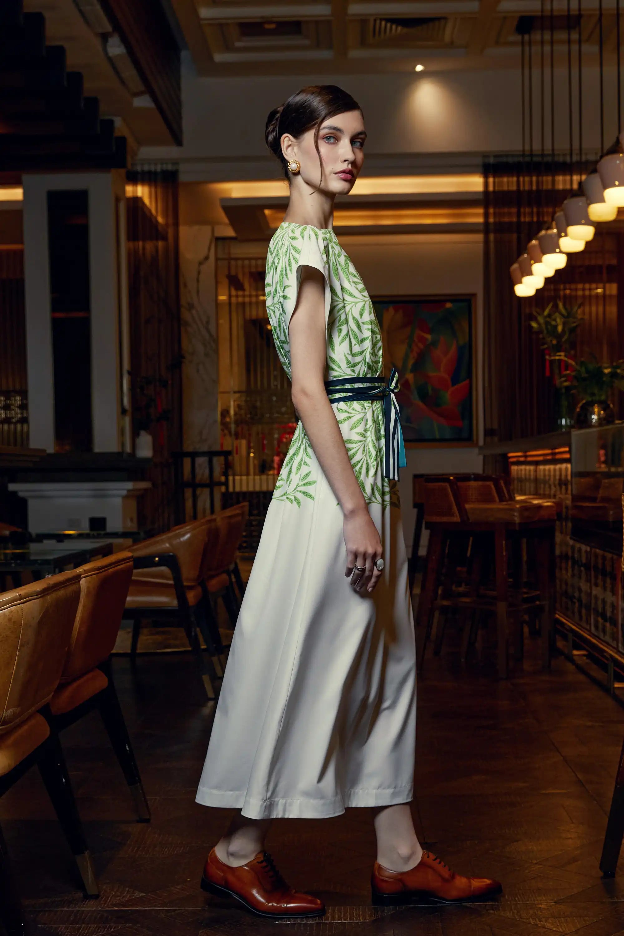 Oval Cinch Dress (Willow)