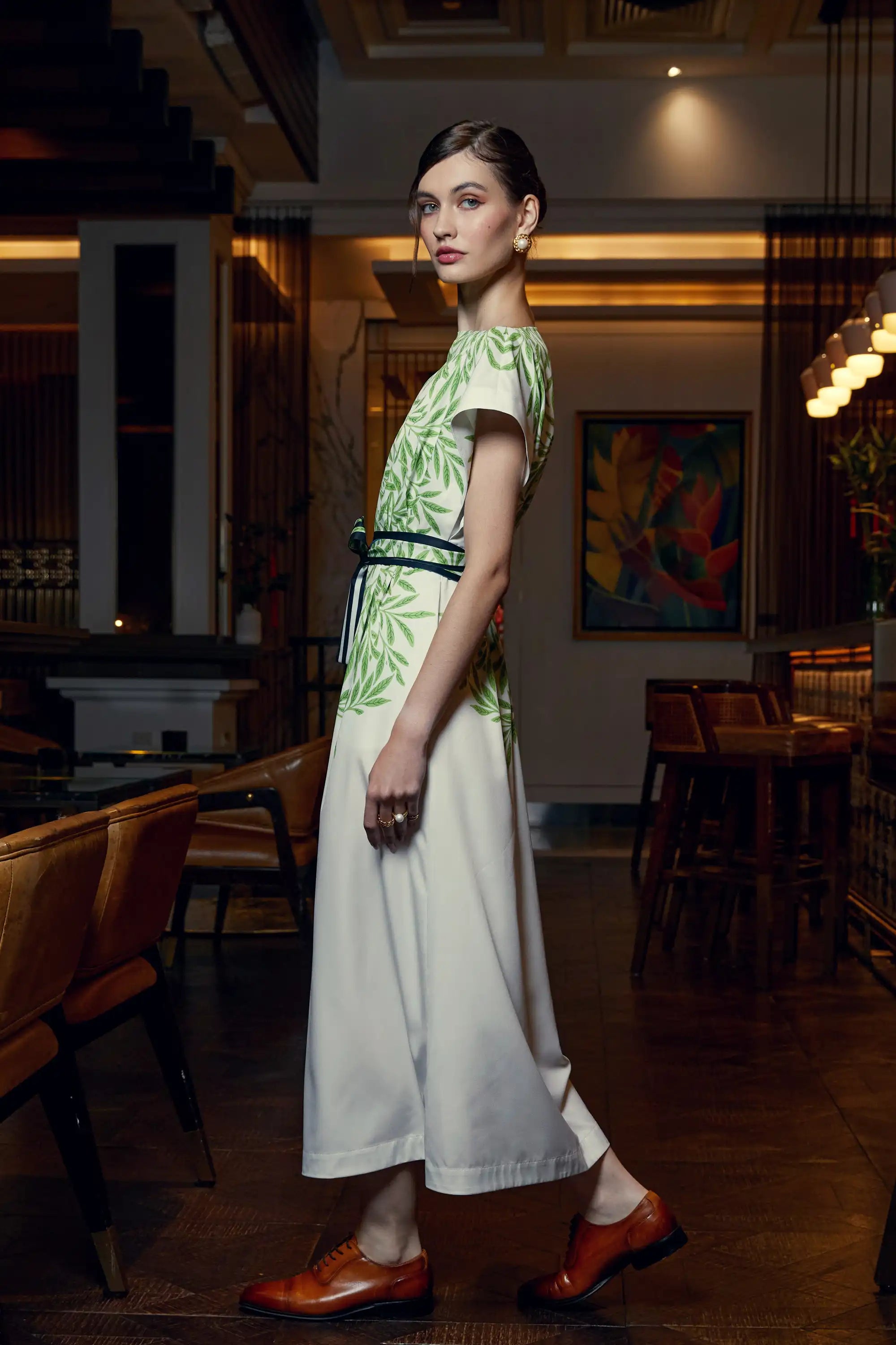 Oval Cinch Dress (Willow)