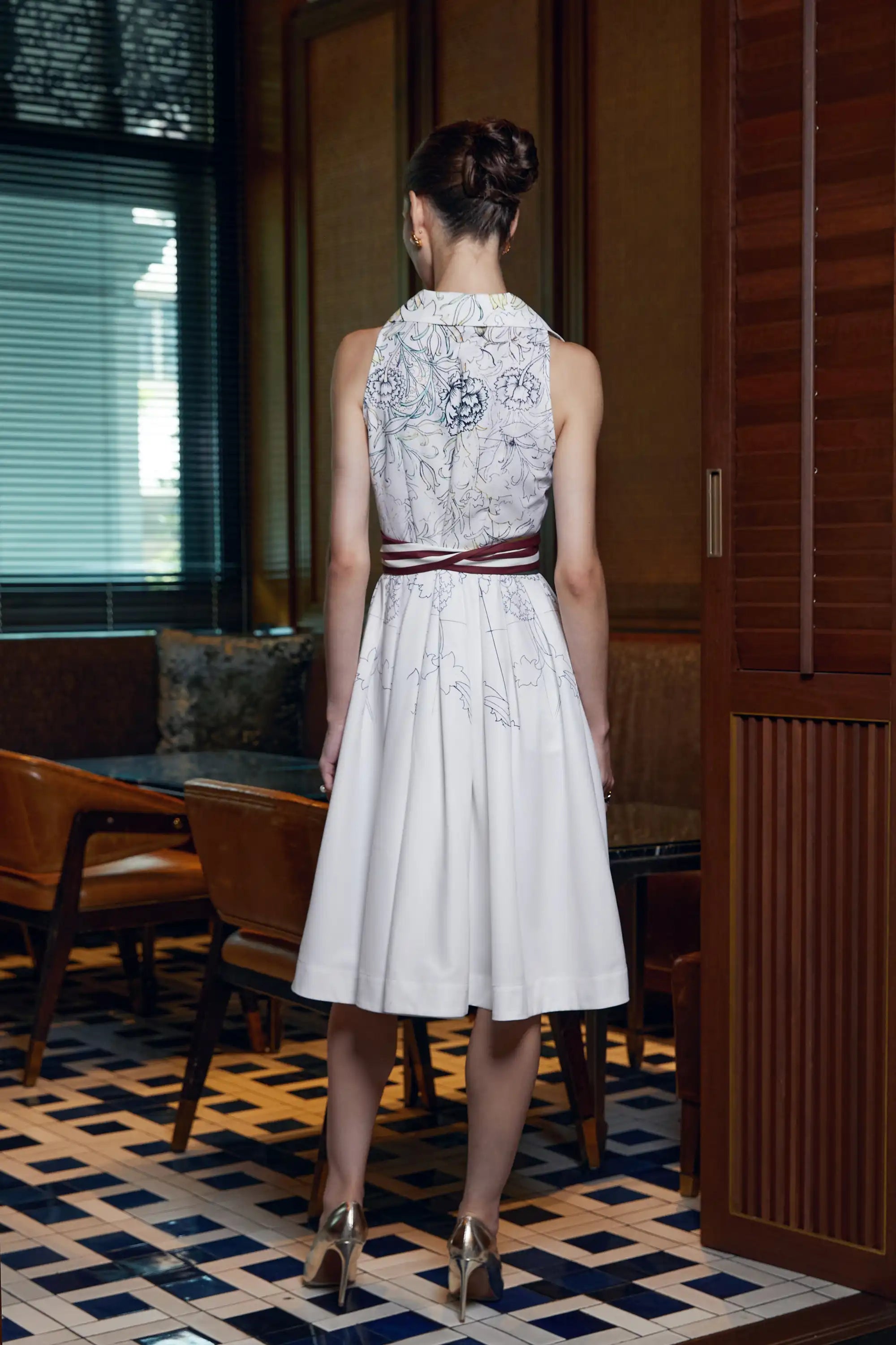 Pilgrim Racer Knee Dress (Tulip)