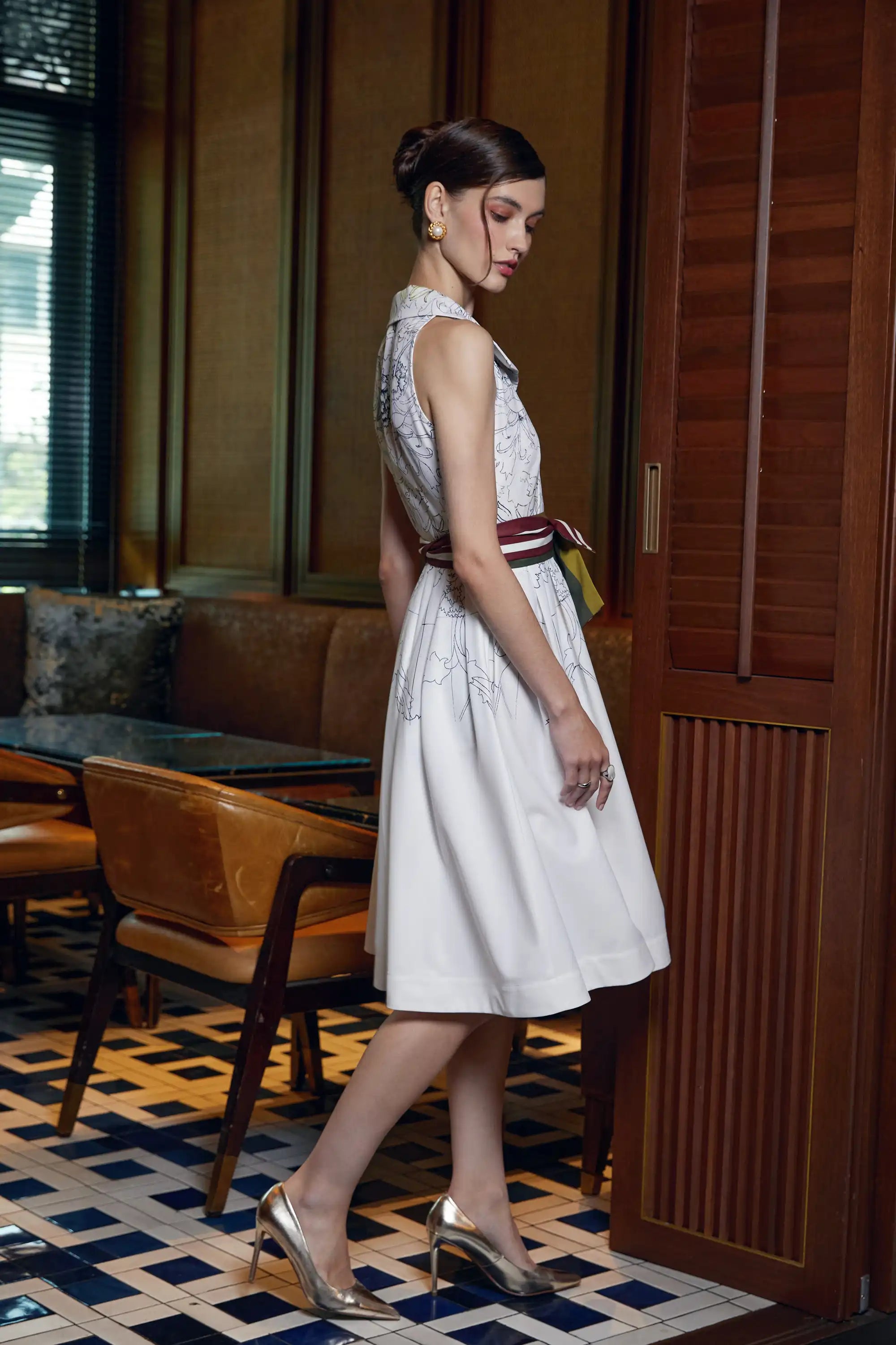 Pilgrim Racer Knee Dress (Tulip)