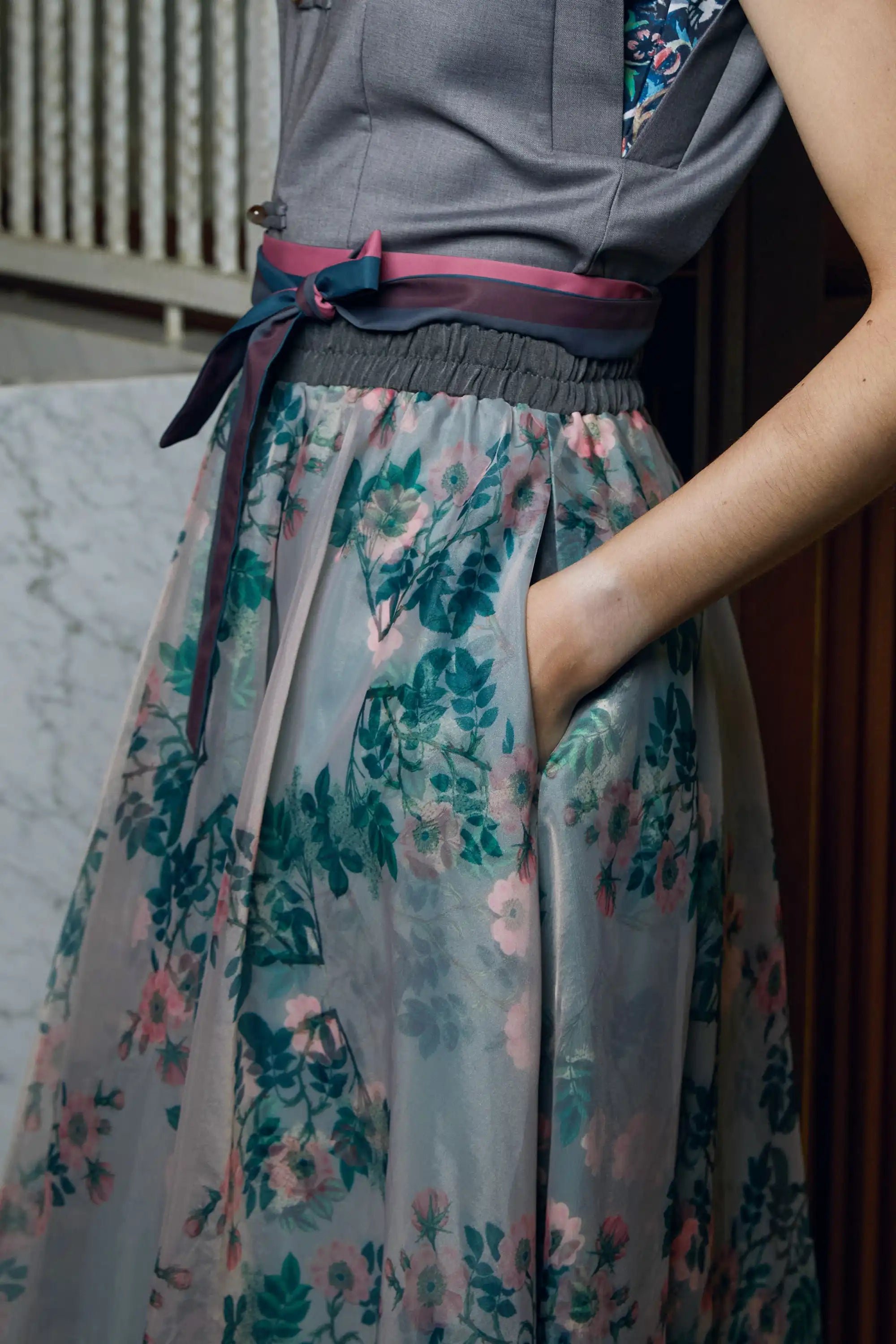 Swing Skirt (Dog Rose)