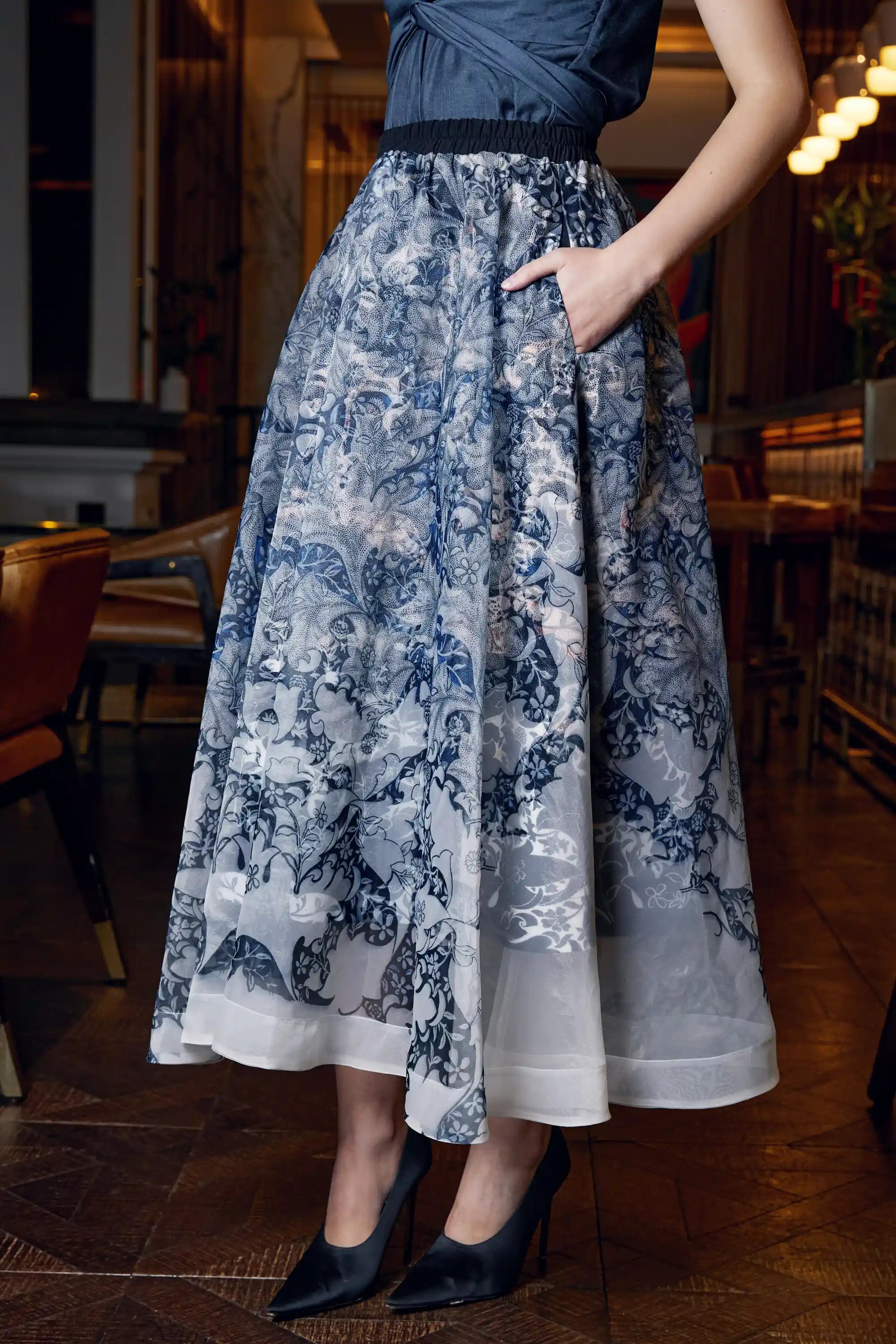 Swing Skirt (Leaves)
