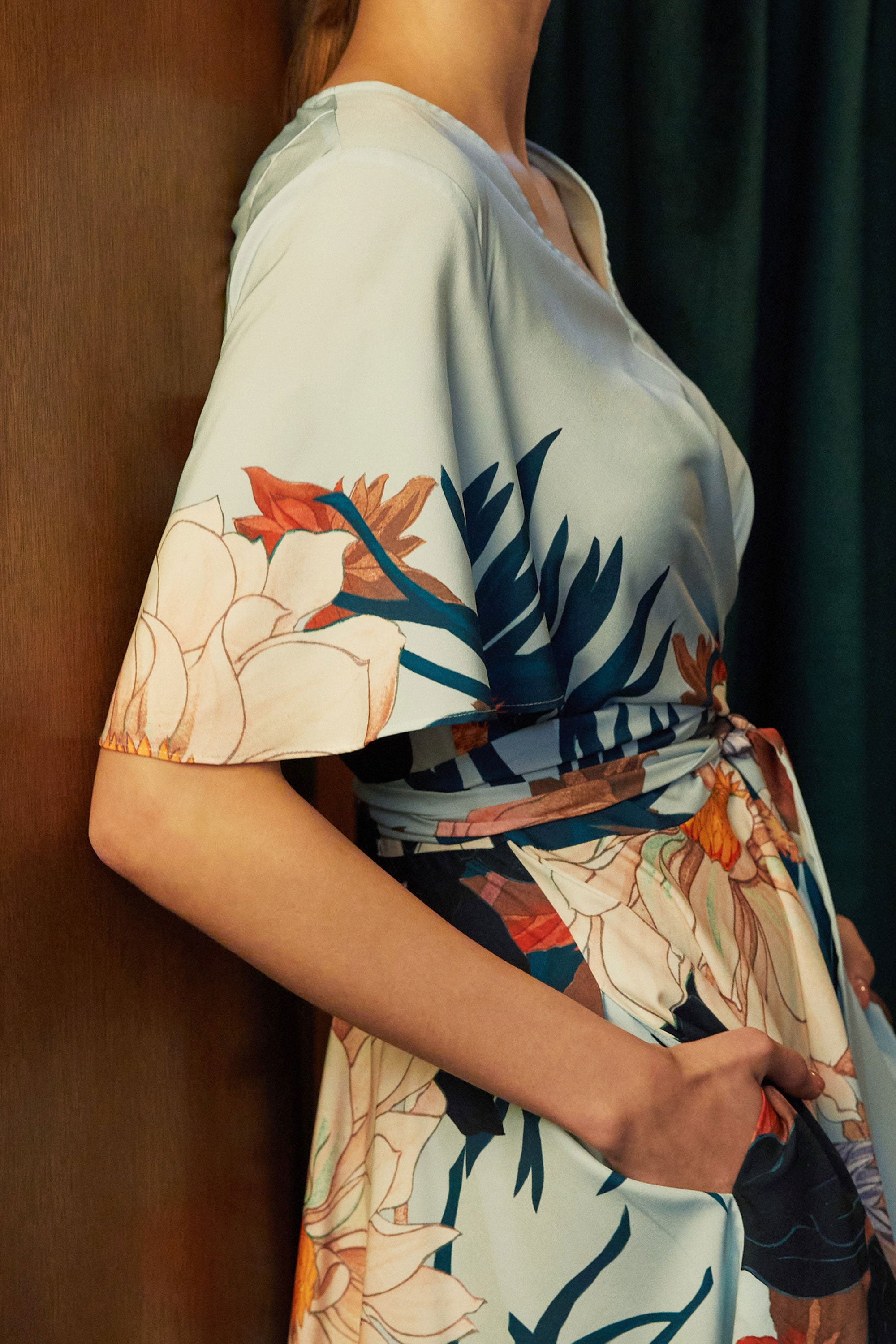 Criss-Cross Flutter Dress (Dahlia)