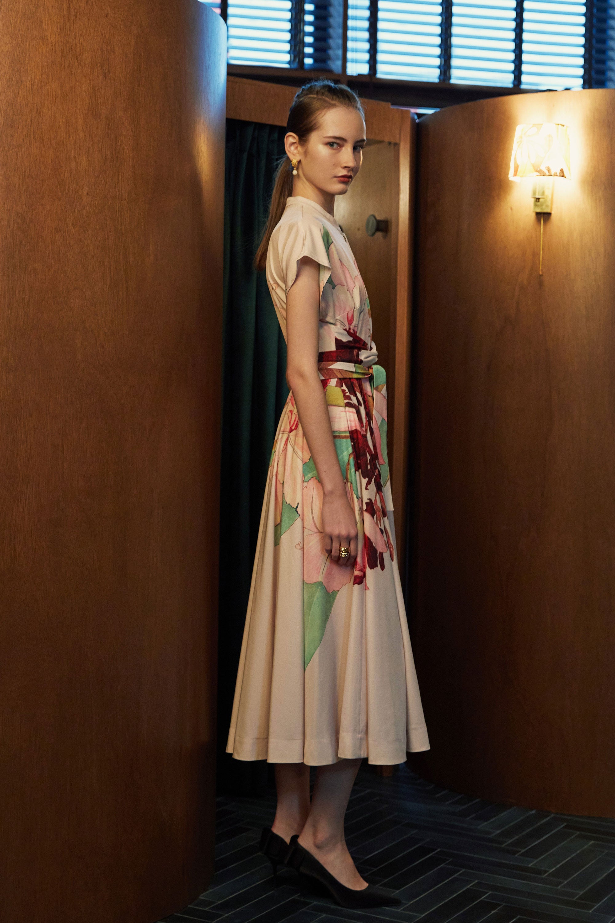 Interlaced Sash Dress (Cattleya & Oncidium)