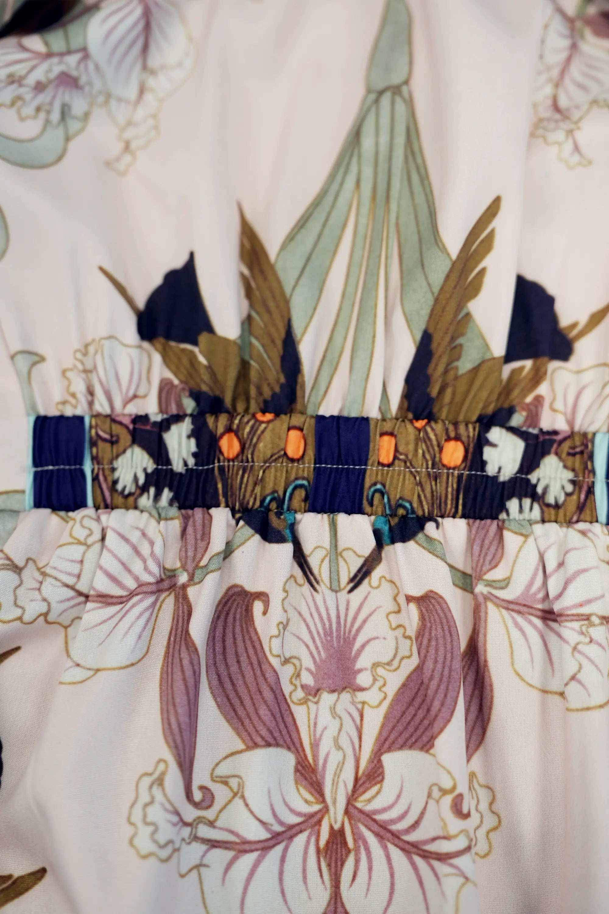 Faux Wrap Pencil Dress (Hummingbird)