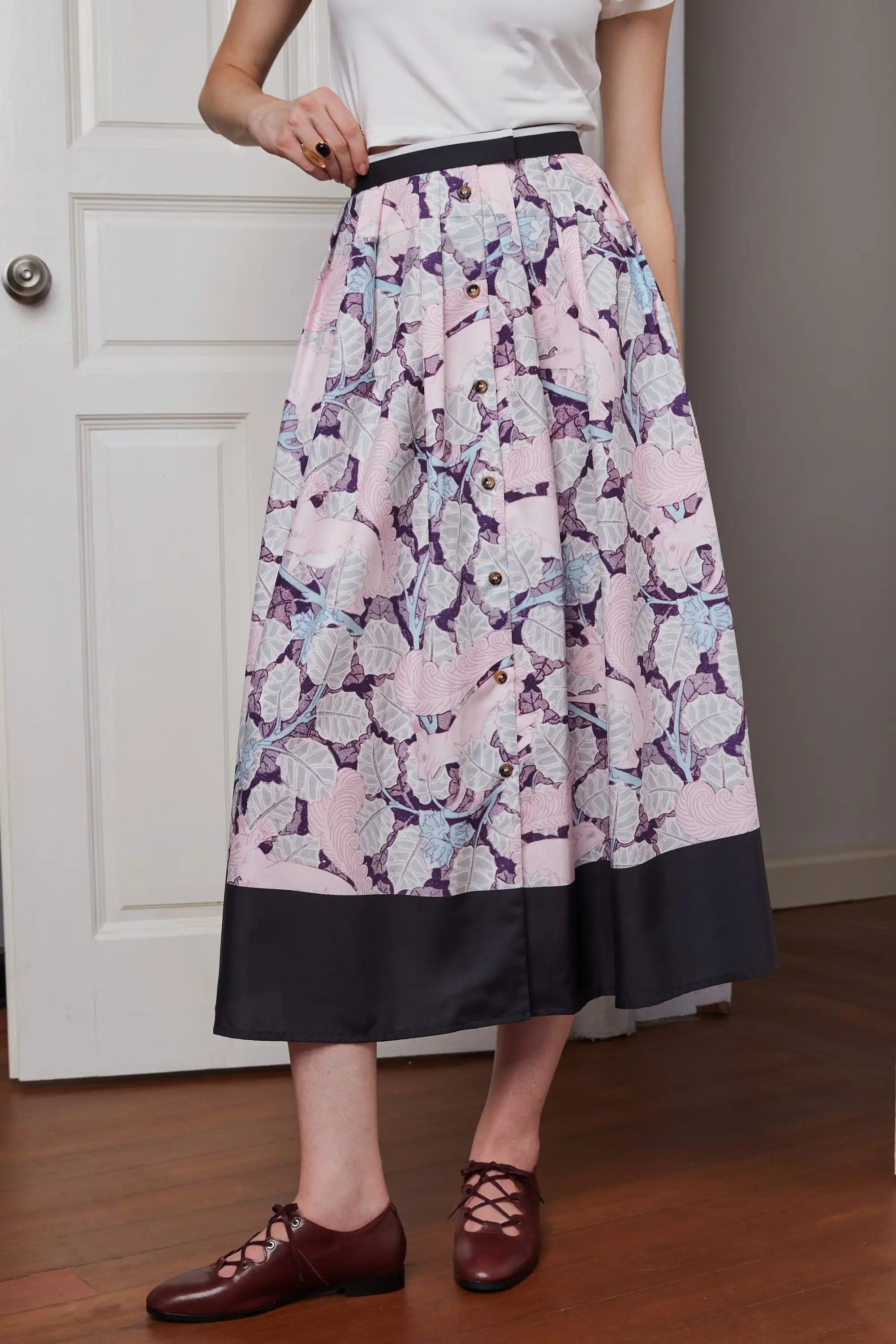 Fit and Flare Skirt (Squirrel)