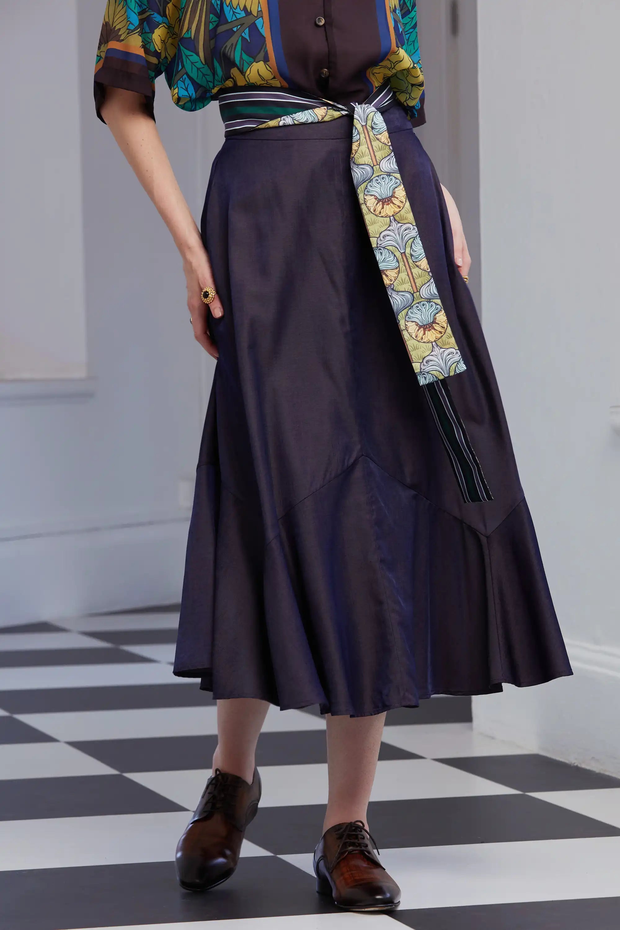 Mermaid Tea Skirt (Poppy)