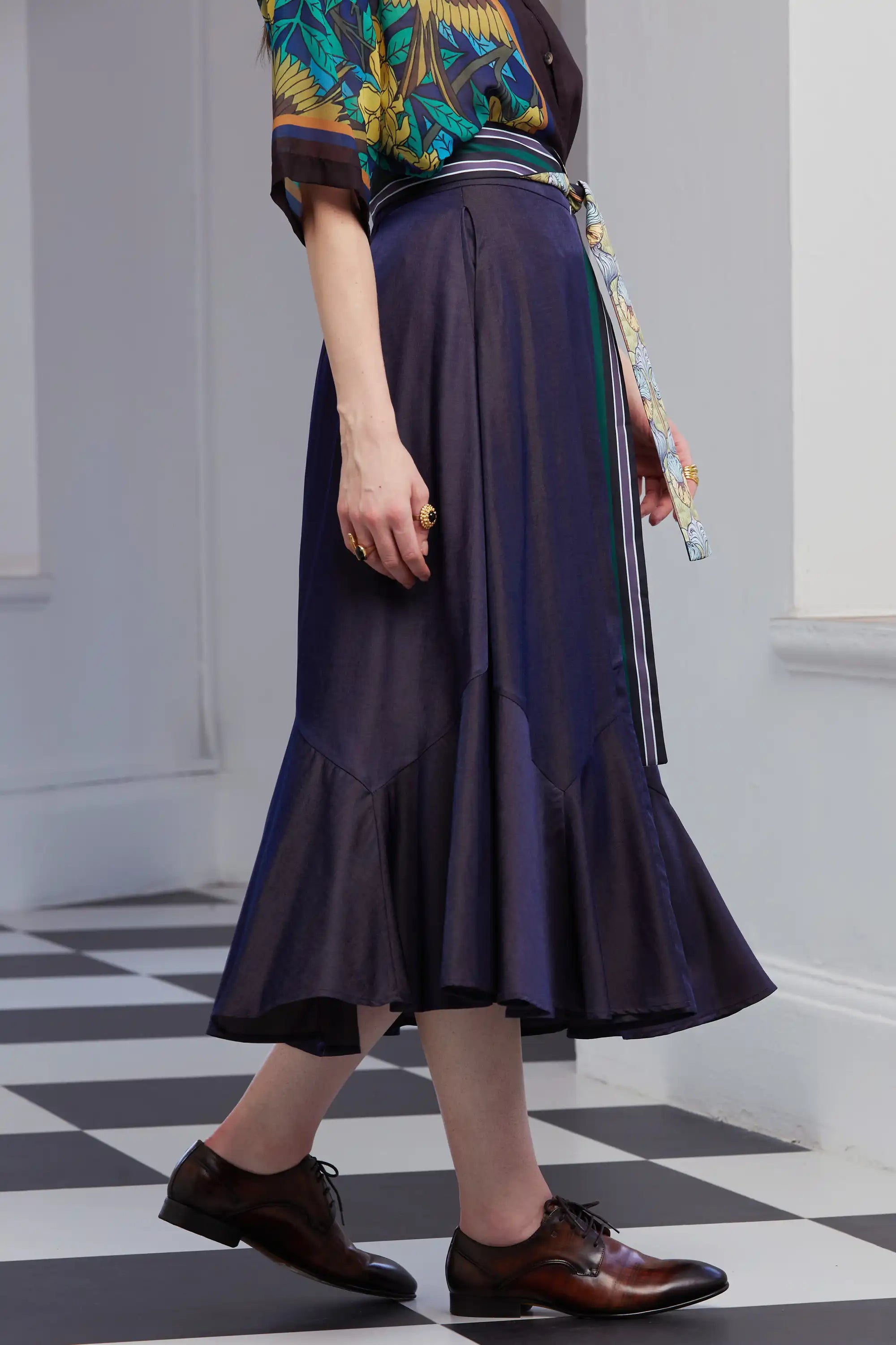 Mermaid Tea Skirt (Poppy)