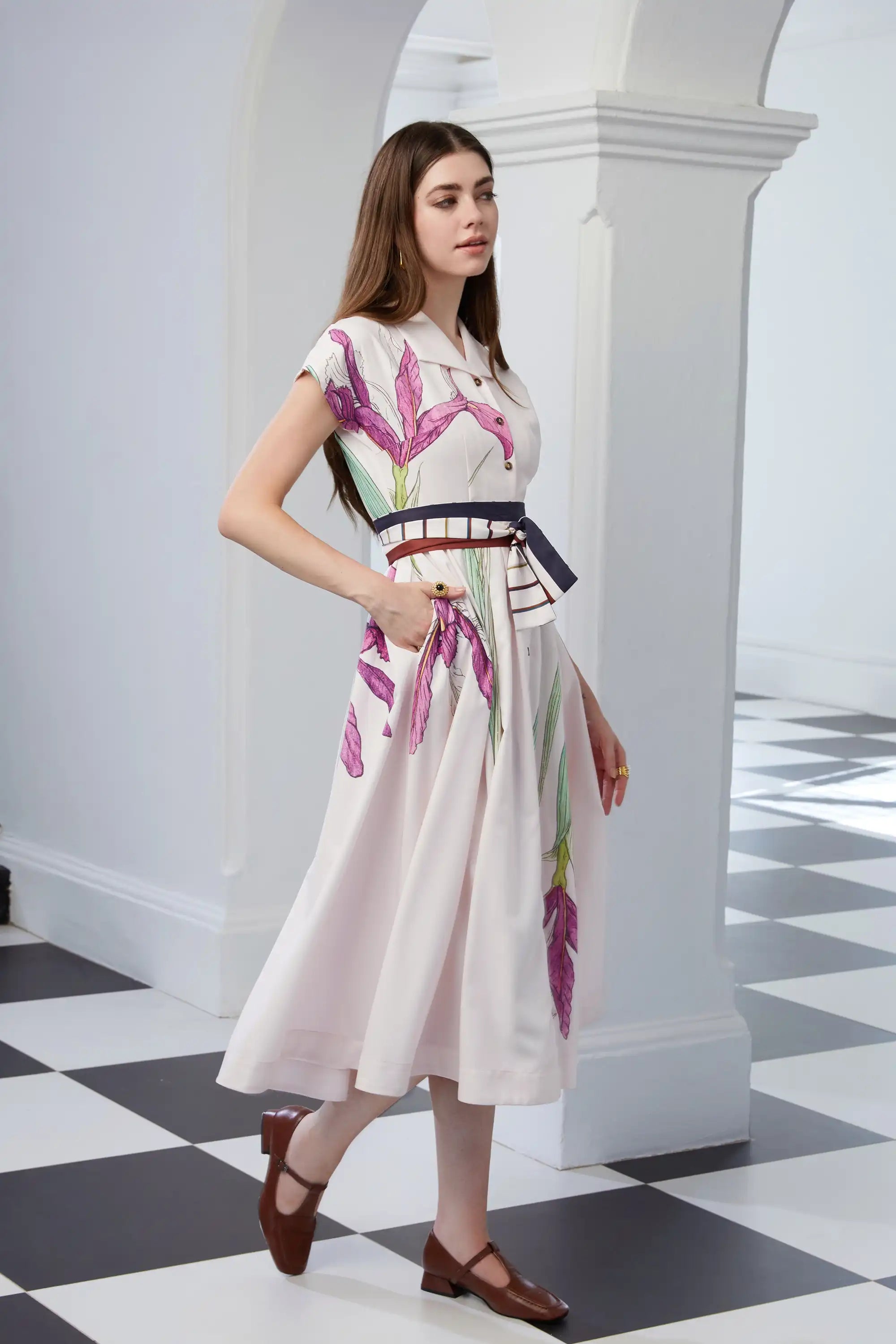 Pilgrim Dolman Dress (Iris)