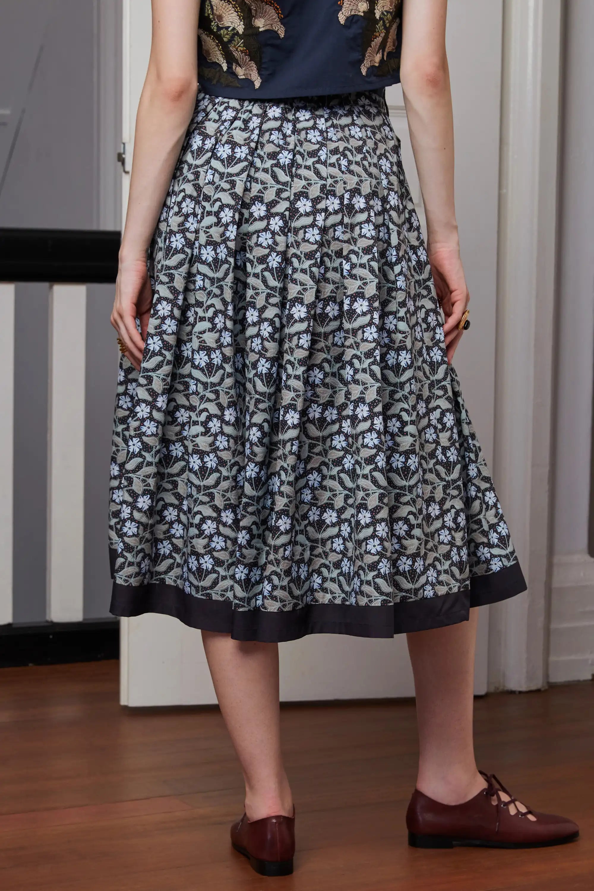 Pleated Pants (Periwinkle)