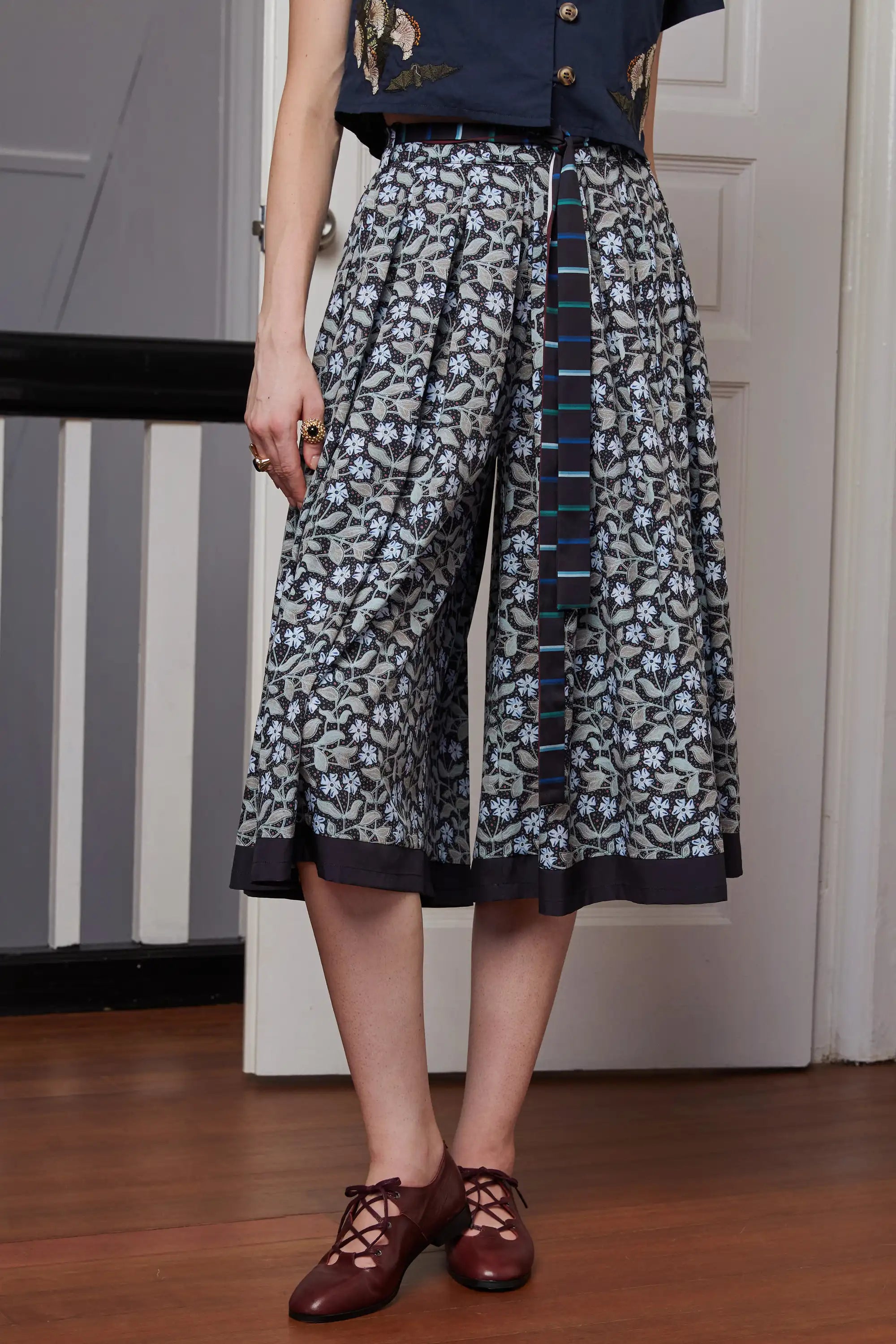 Pleated Pants (Periwinkle)