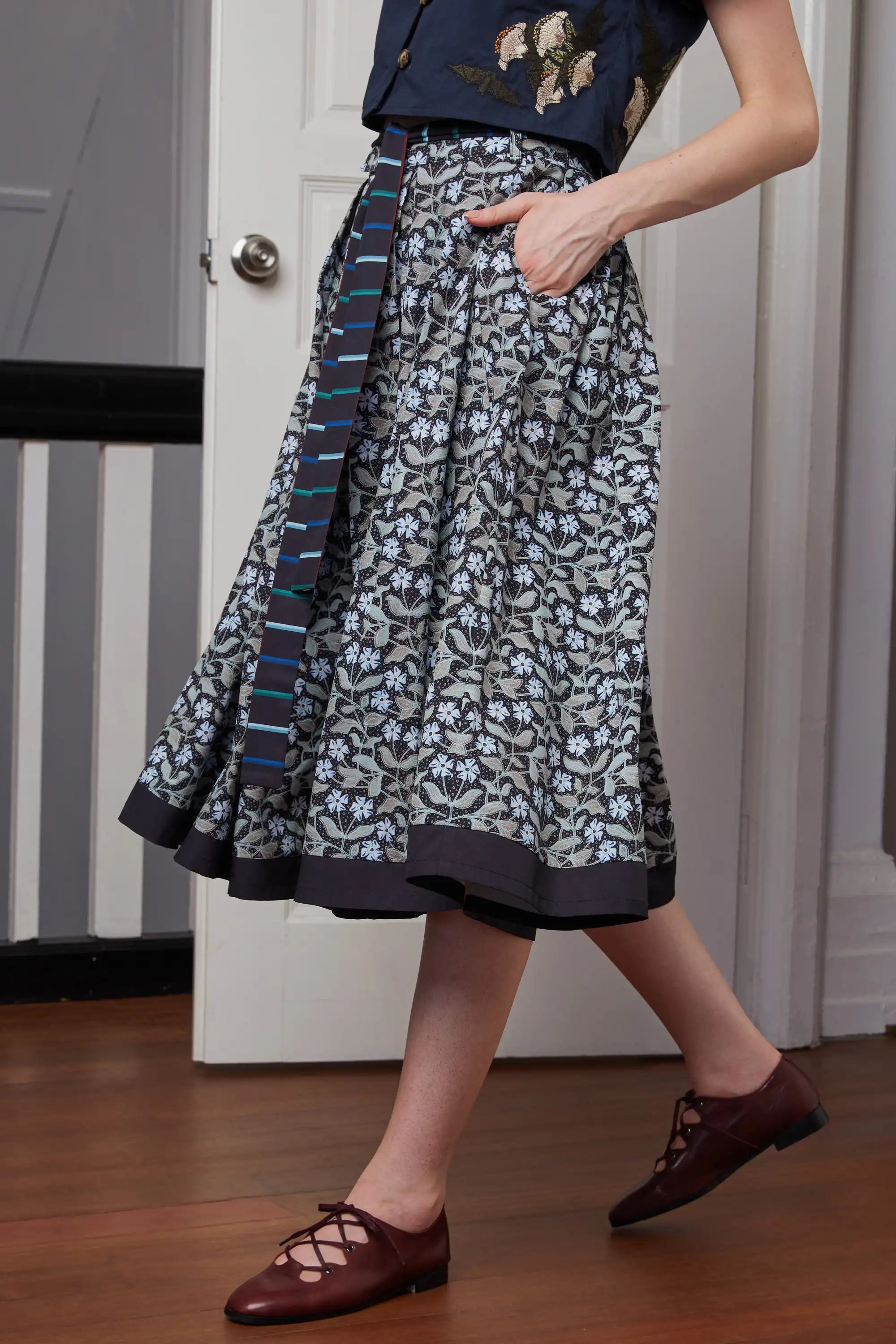 Pleated Pants (Periwinkle)