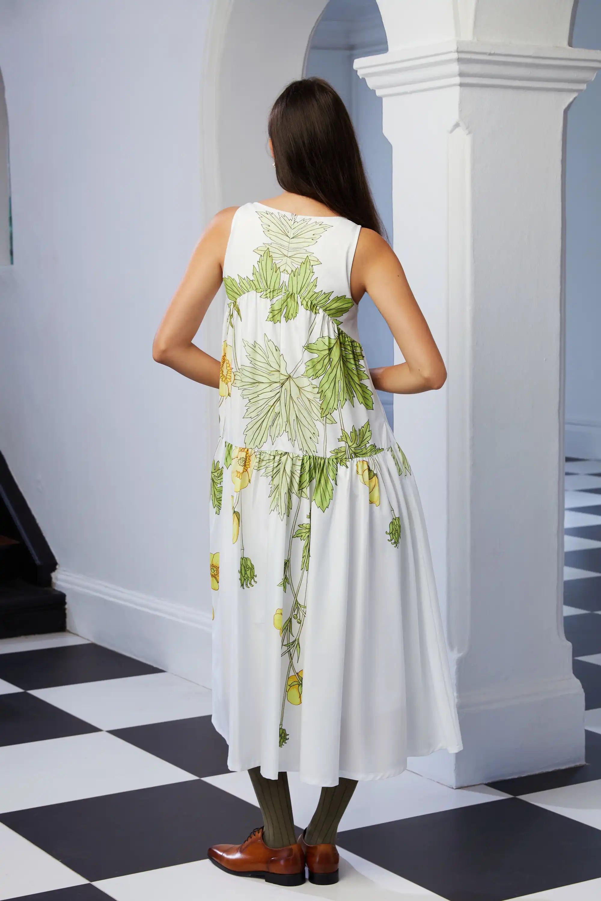 Tiered Breastplate Dress (Buttercup)