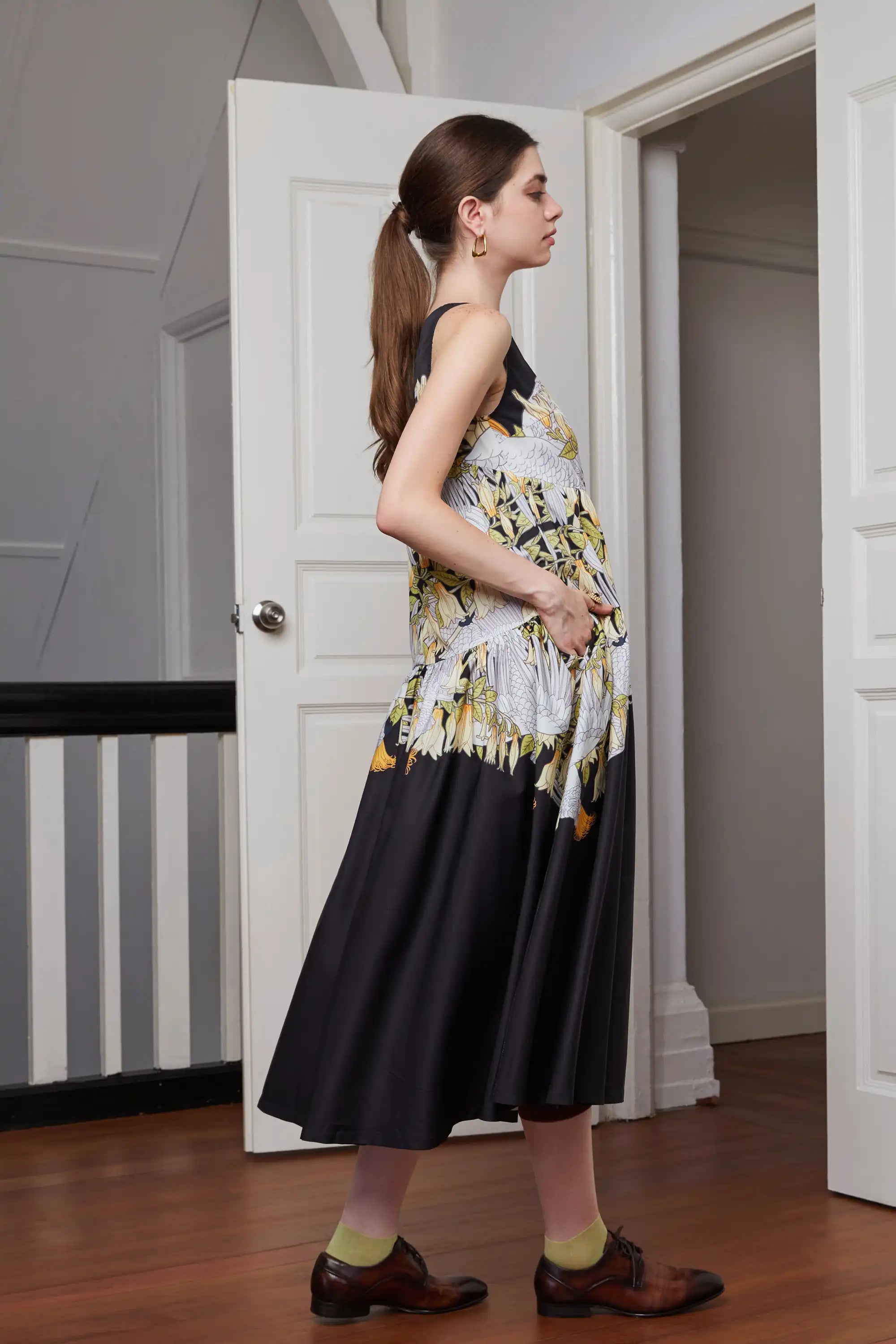 Tiered Breastplate Dress (Cockatoo)