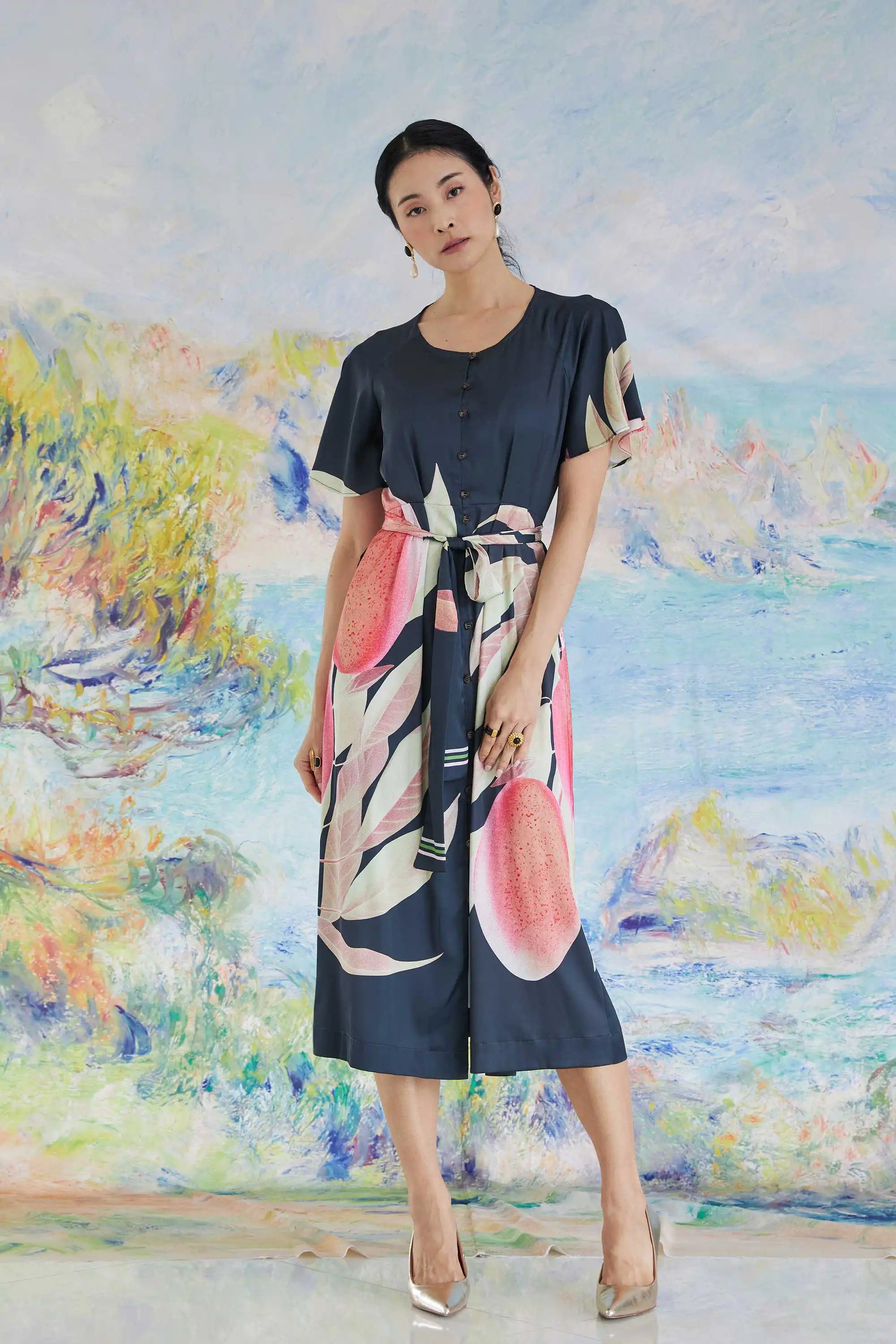 box pleats dress The Assembly Line Box Pleat Dress
