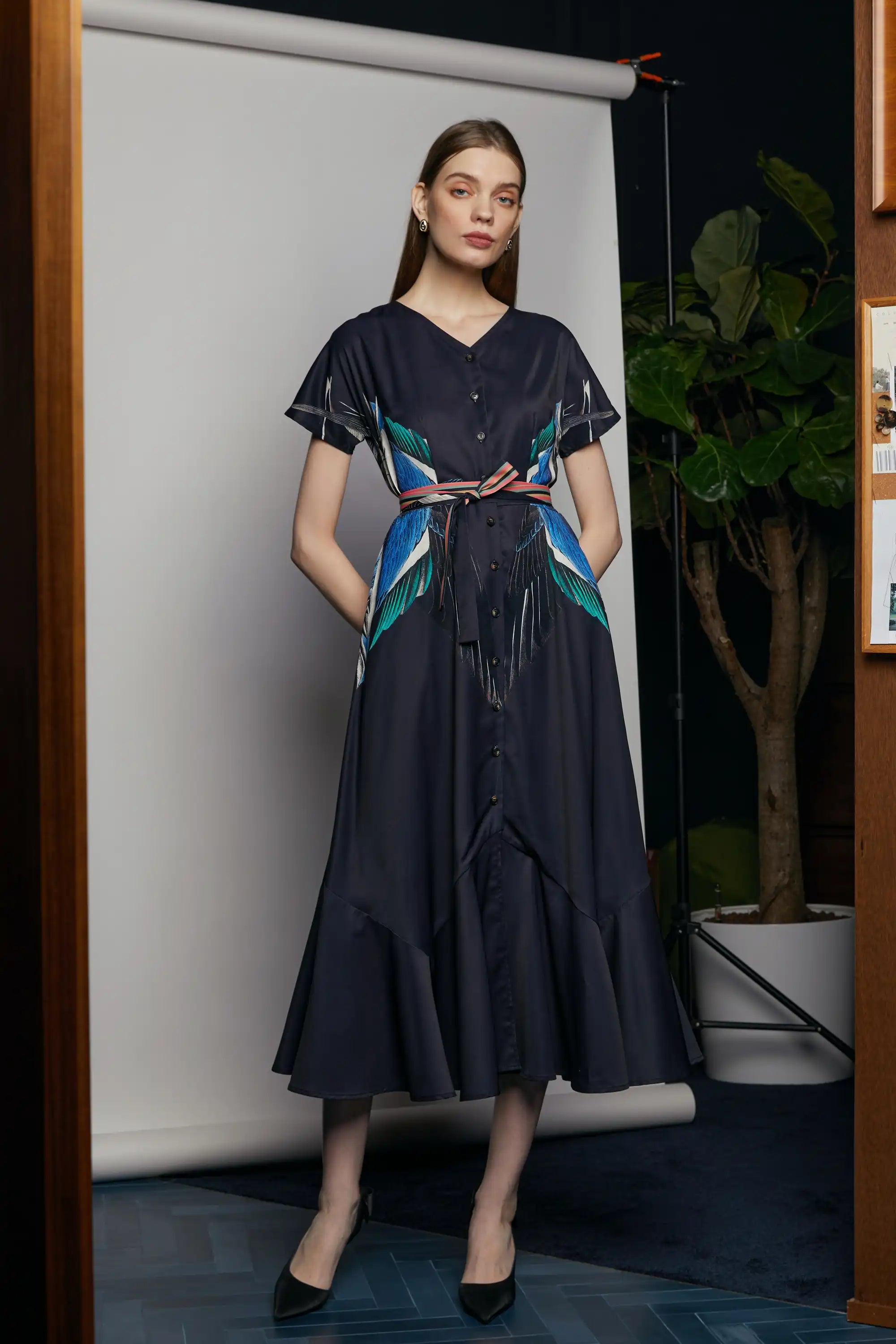 Dolman Mermaid Dress (Northern Shoveler)