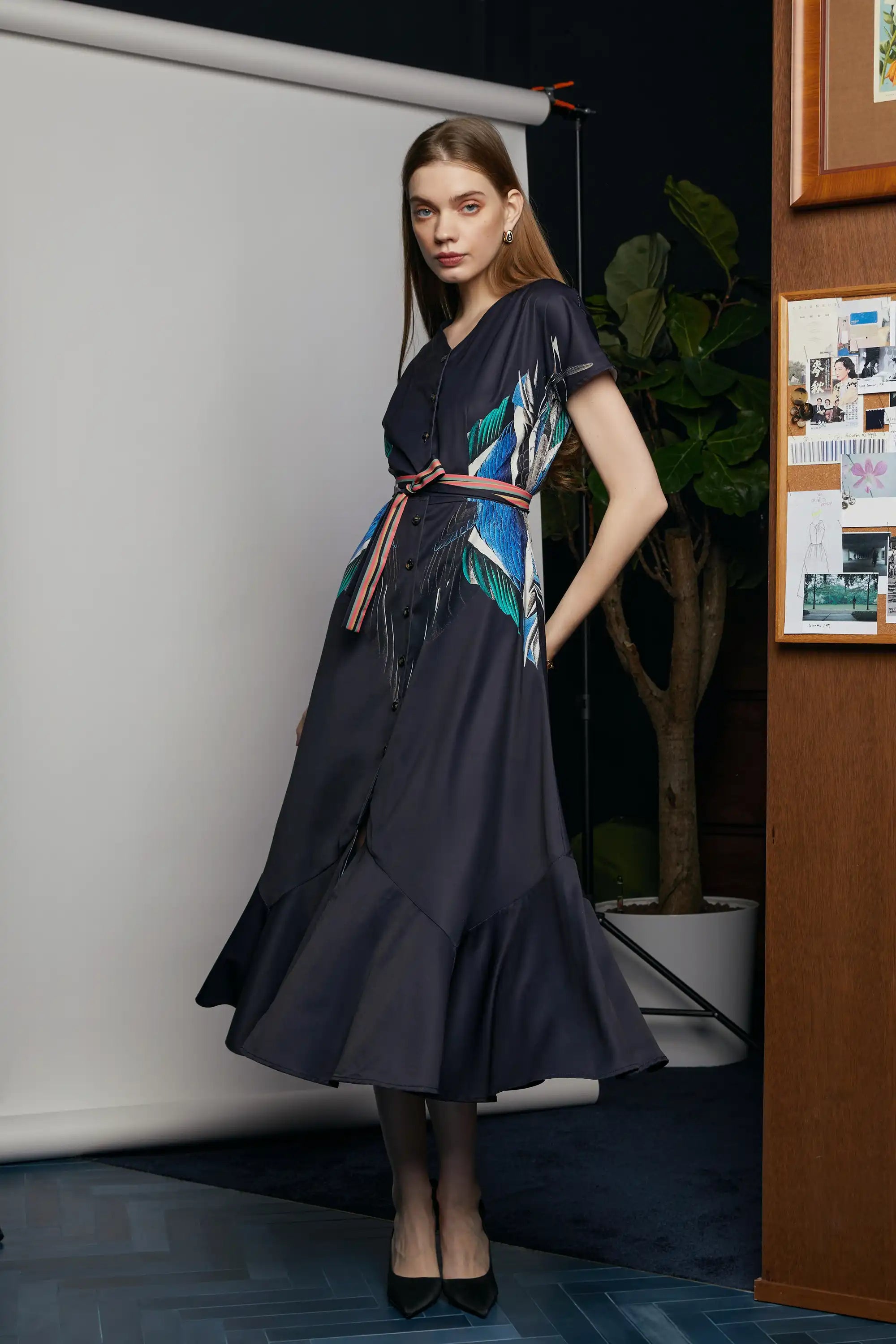 Dolman Mermaid Dress (Northern Shoveler)