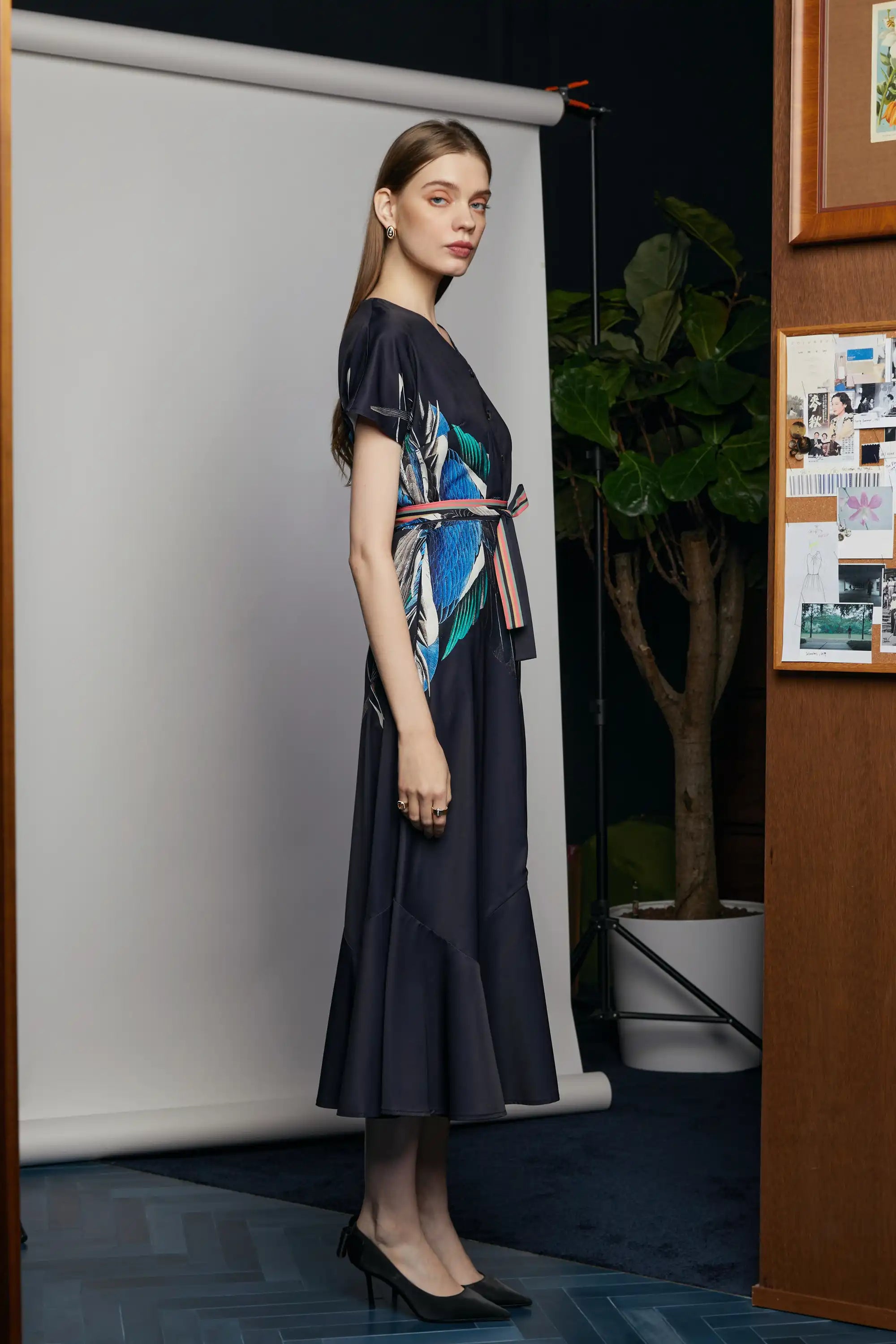 Dolman Mermaid Dress (Northern Shoveler)