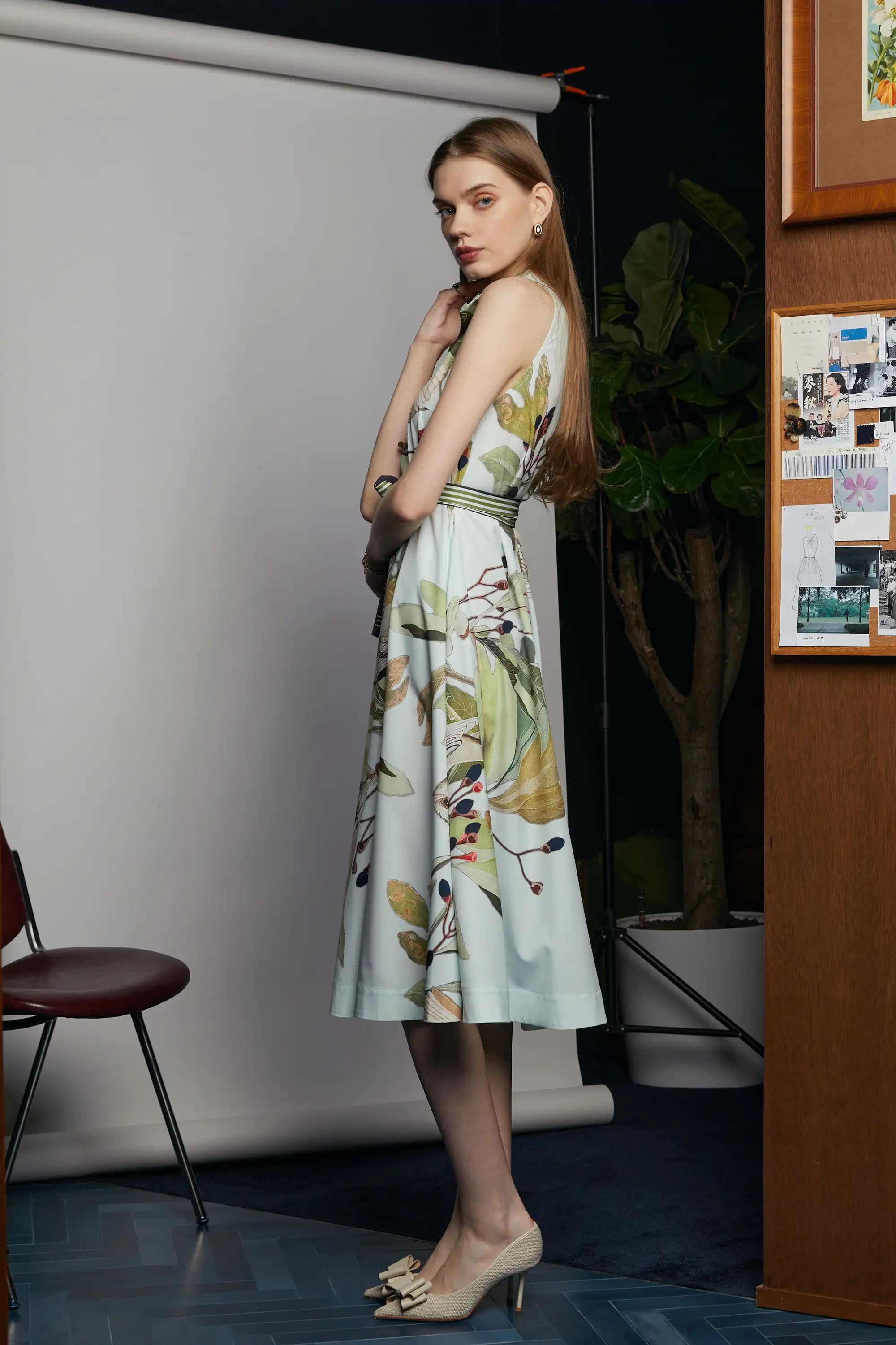 Racer Pankou Dress (Great Crested Flycatcher)