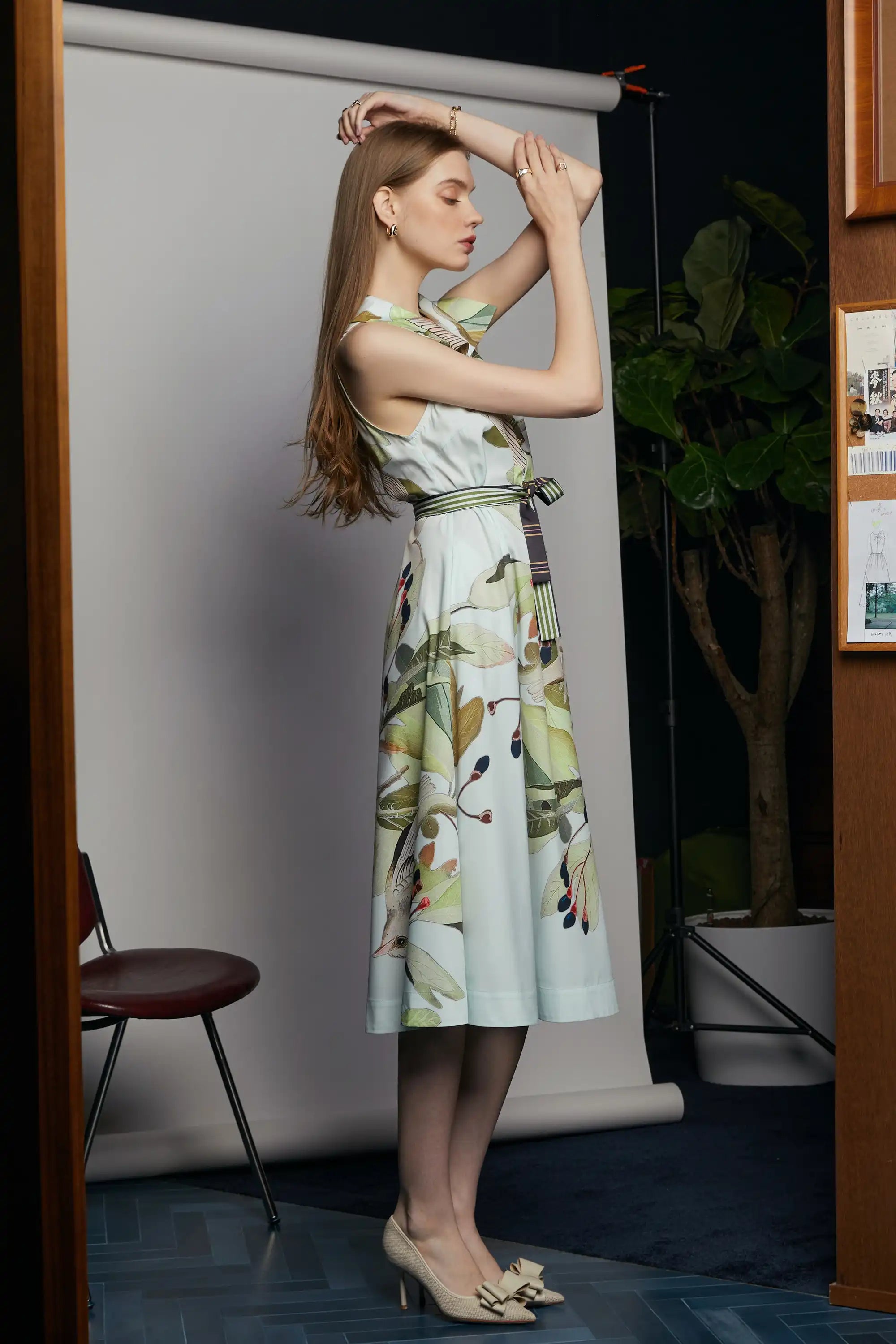 Racer Pankou Dress (Great Crested Flycatcher)