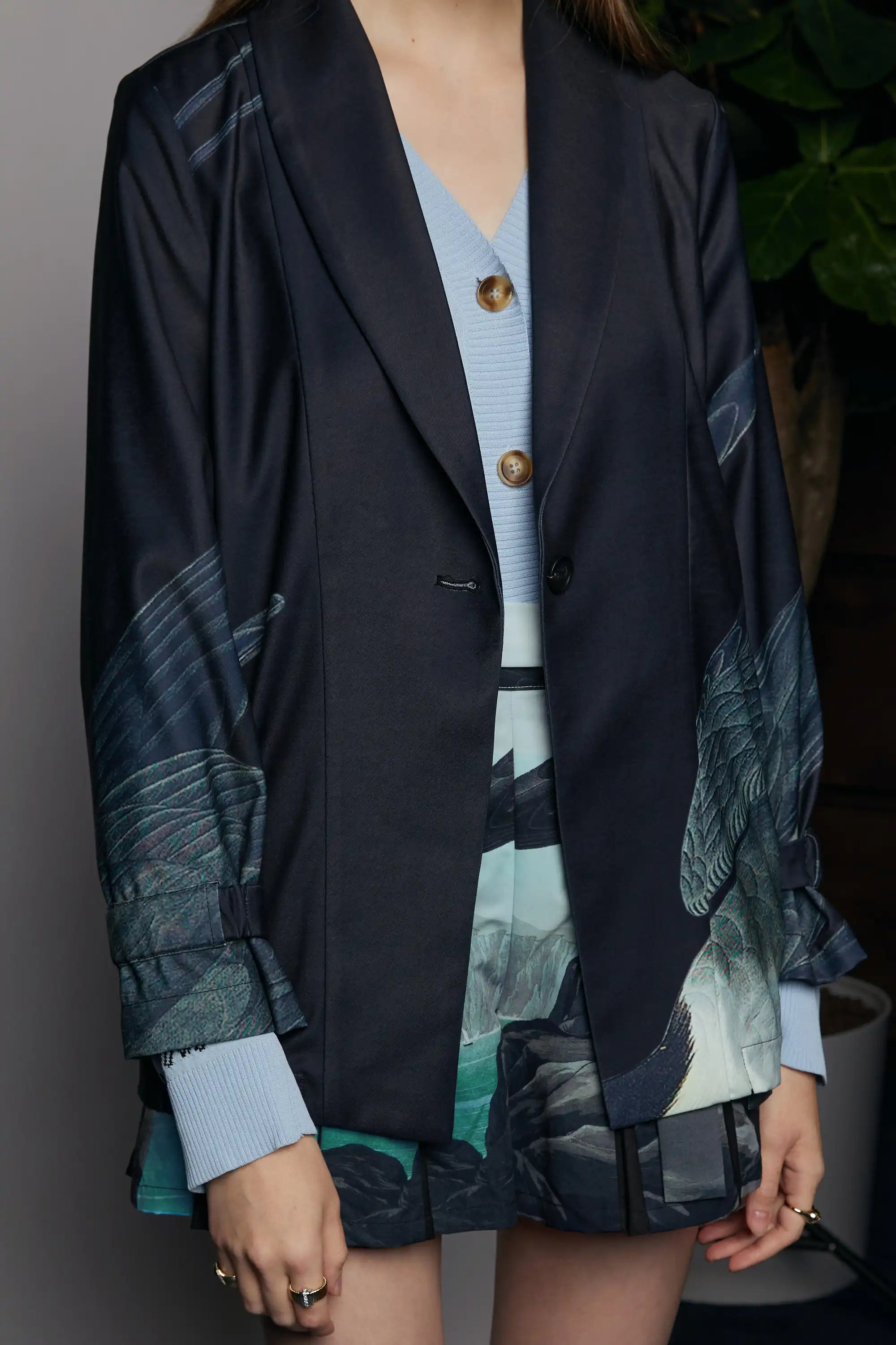 PRE-ORDER: Shawl Collar Summer Suit (Arctic Skua)