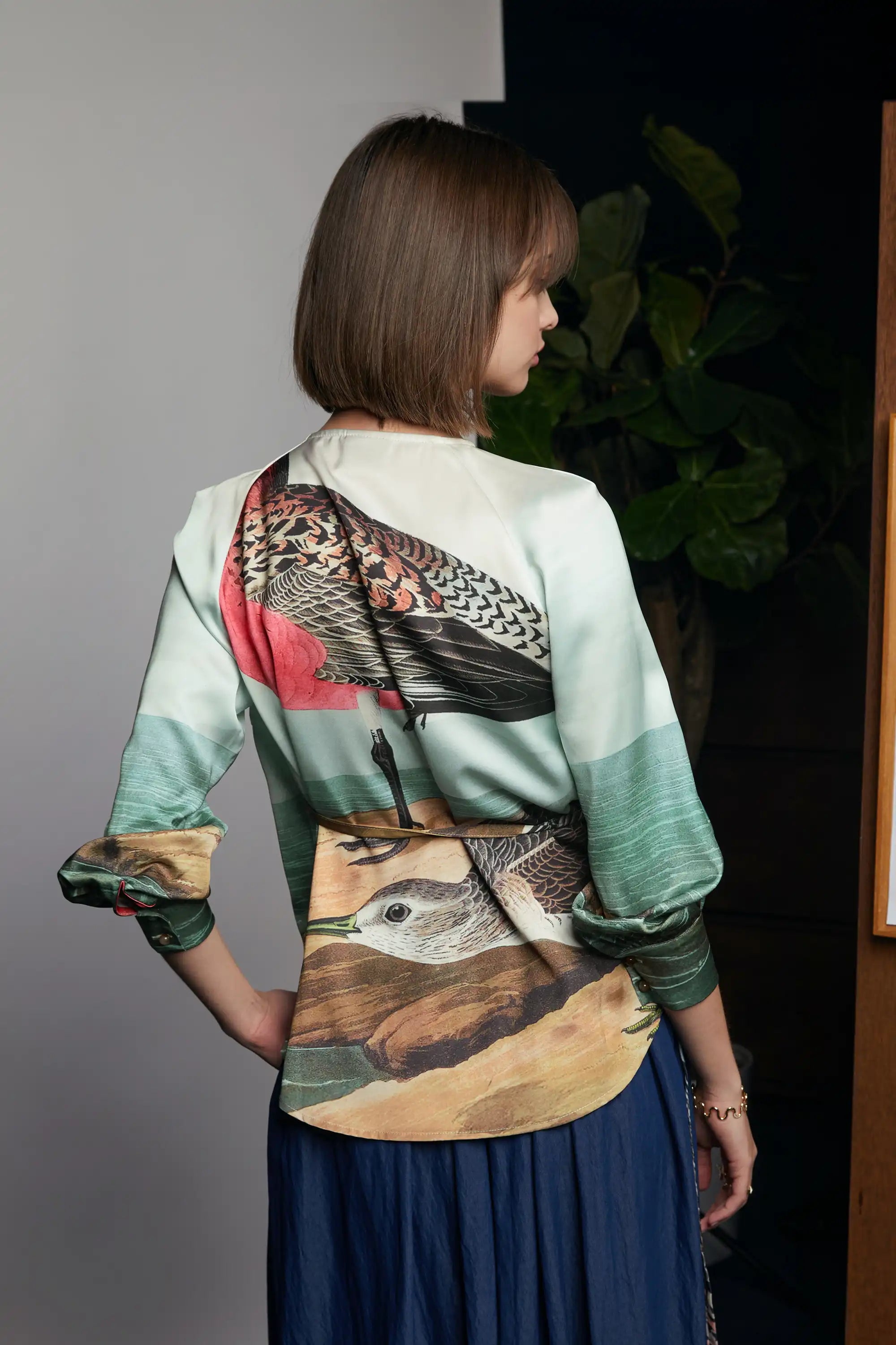 Tunic Wrap Top (Red Knot)