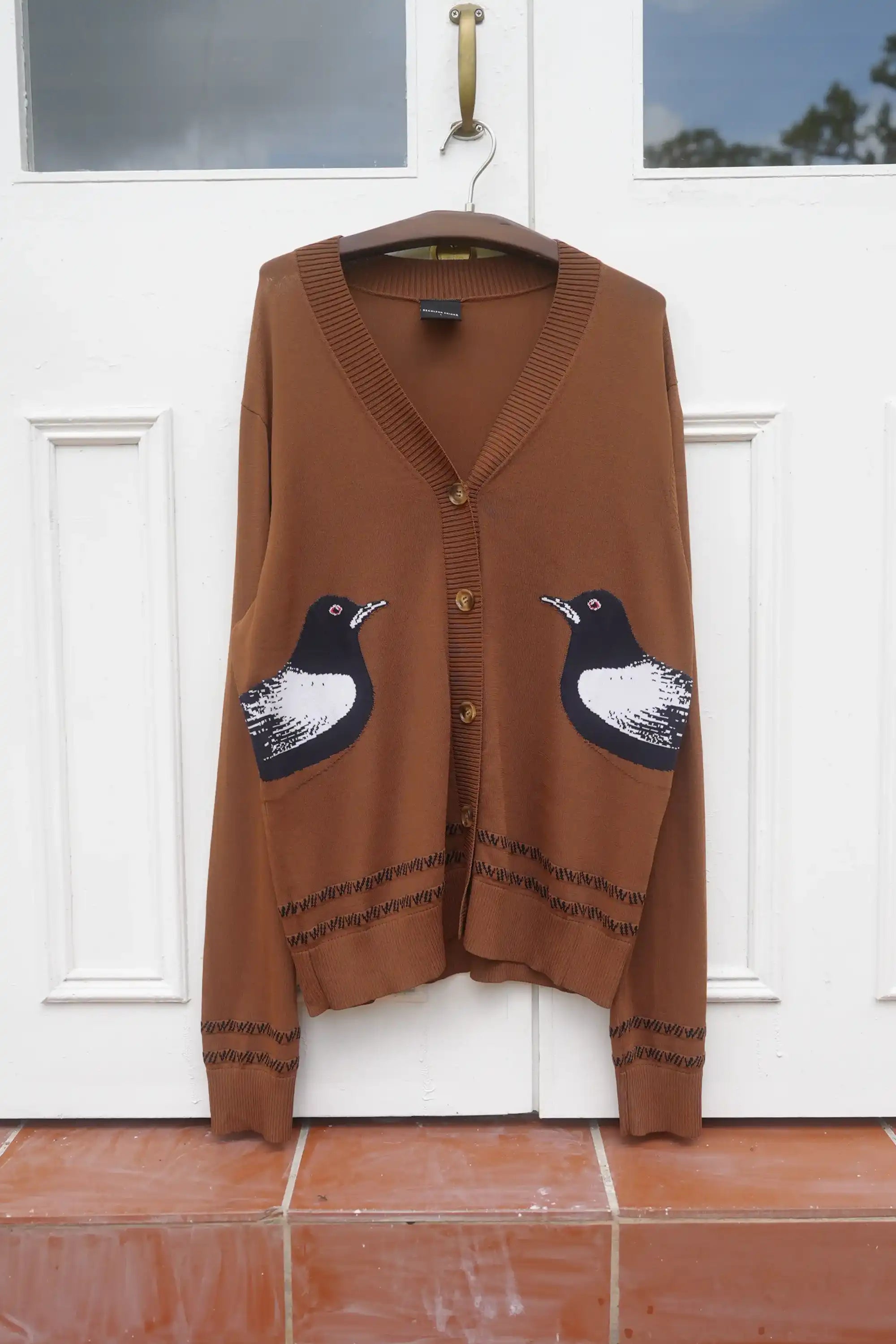 Unisex Soft Knit Cardigan (Earth Koel)