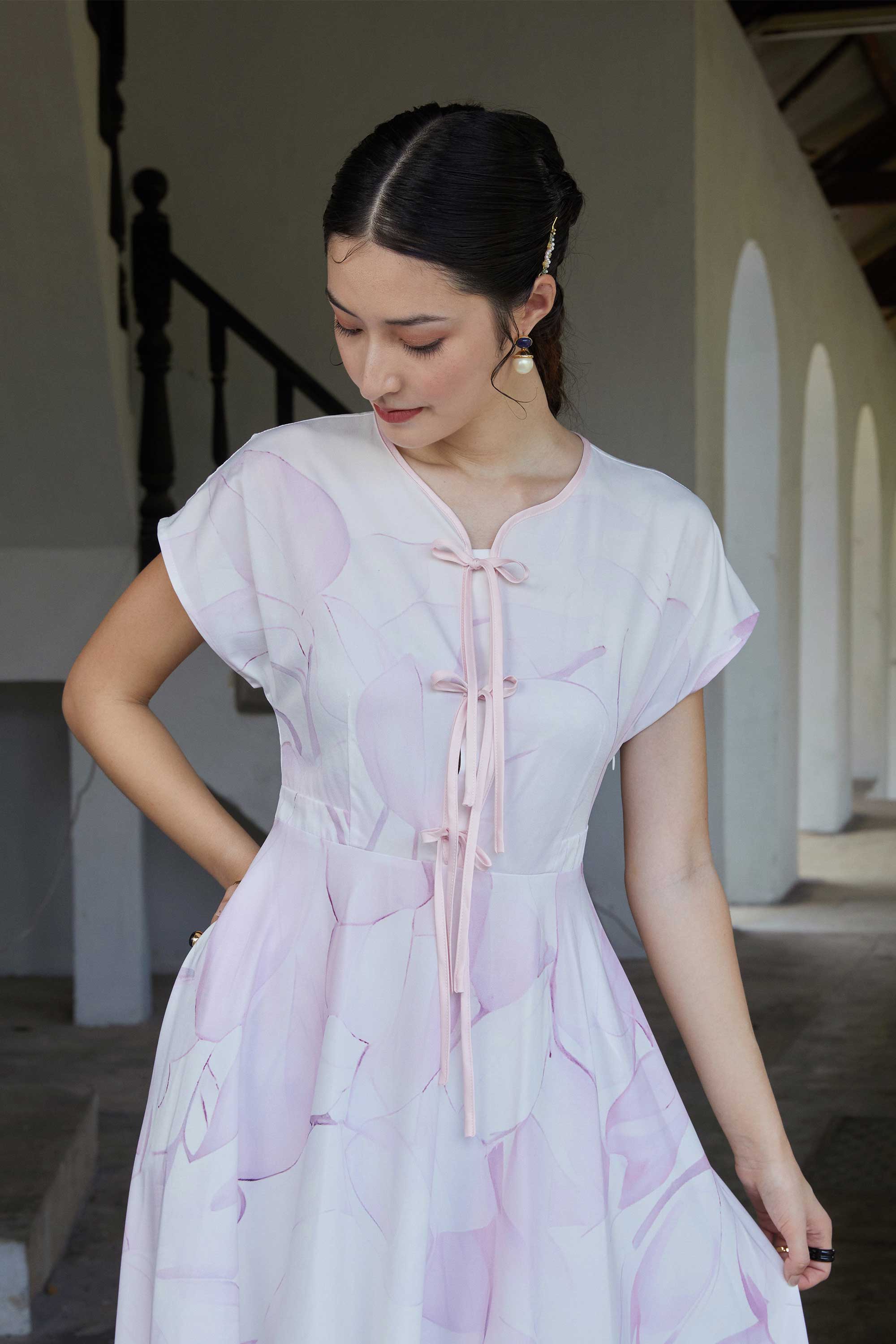Piping Maxi Dress (Promise)