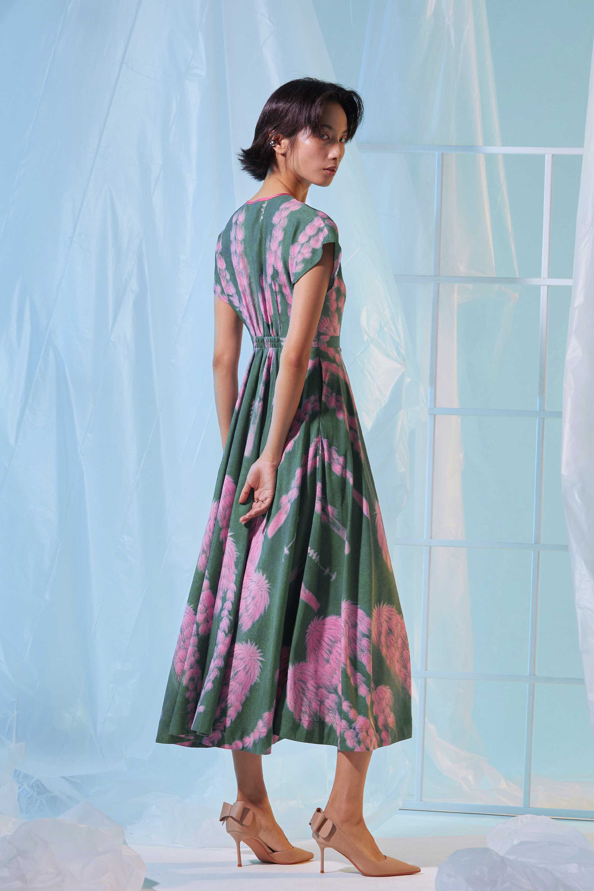 Piping Maxi Dress (Gaze)