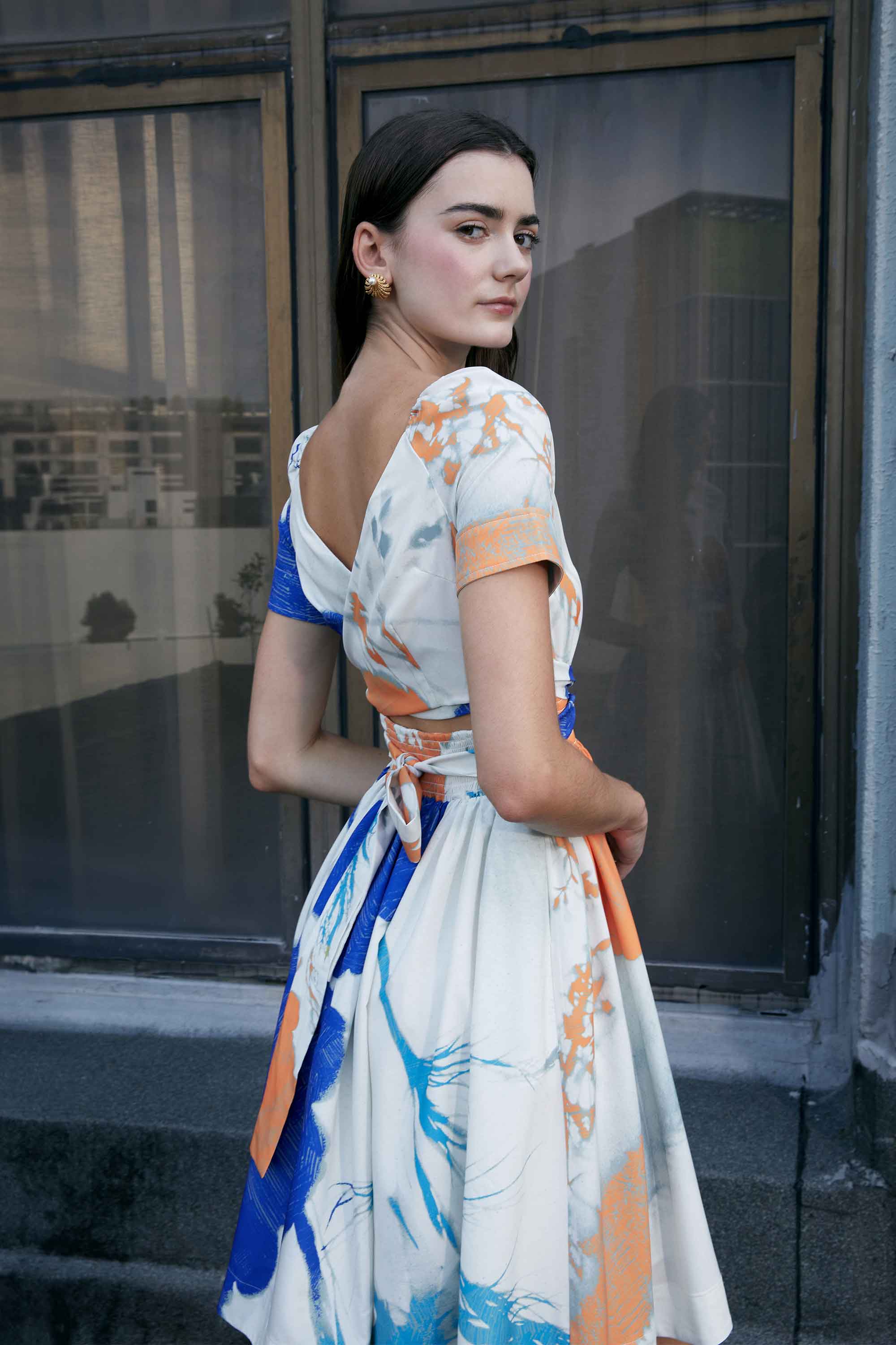 Back-To-Front Cuff Dress (Distance)