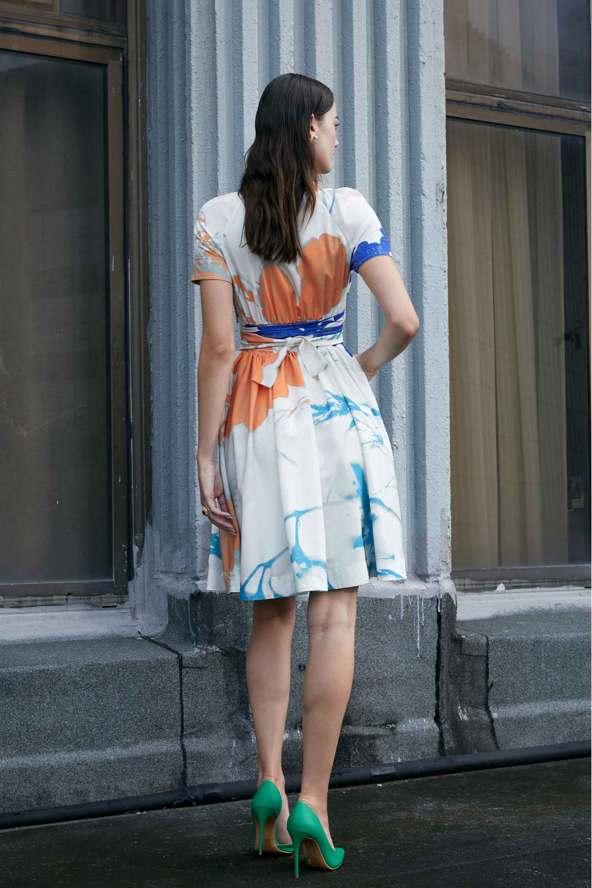 Back-To-Front Cuff Dress (Distance)