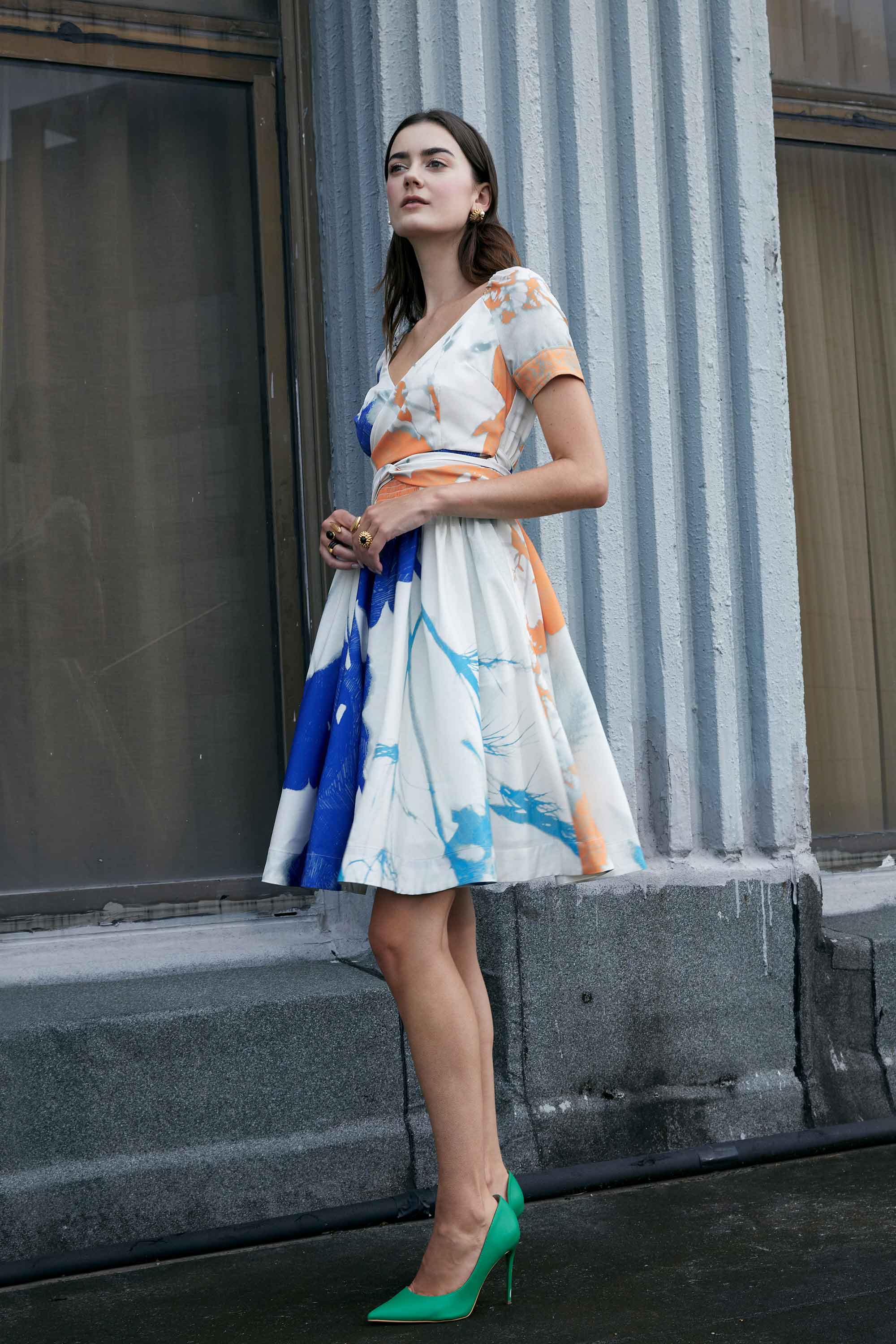 Back-To-Front Cuff Dress (Distance)