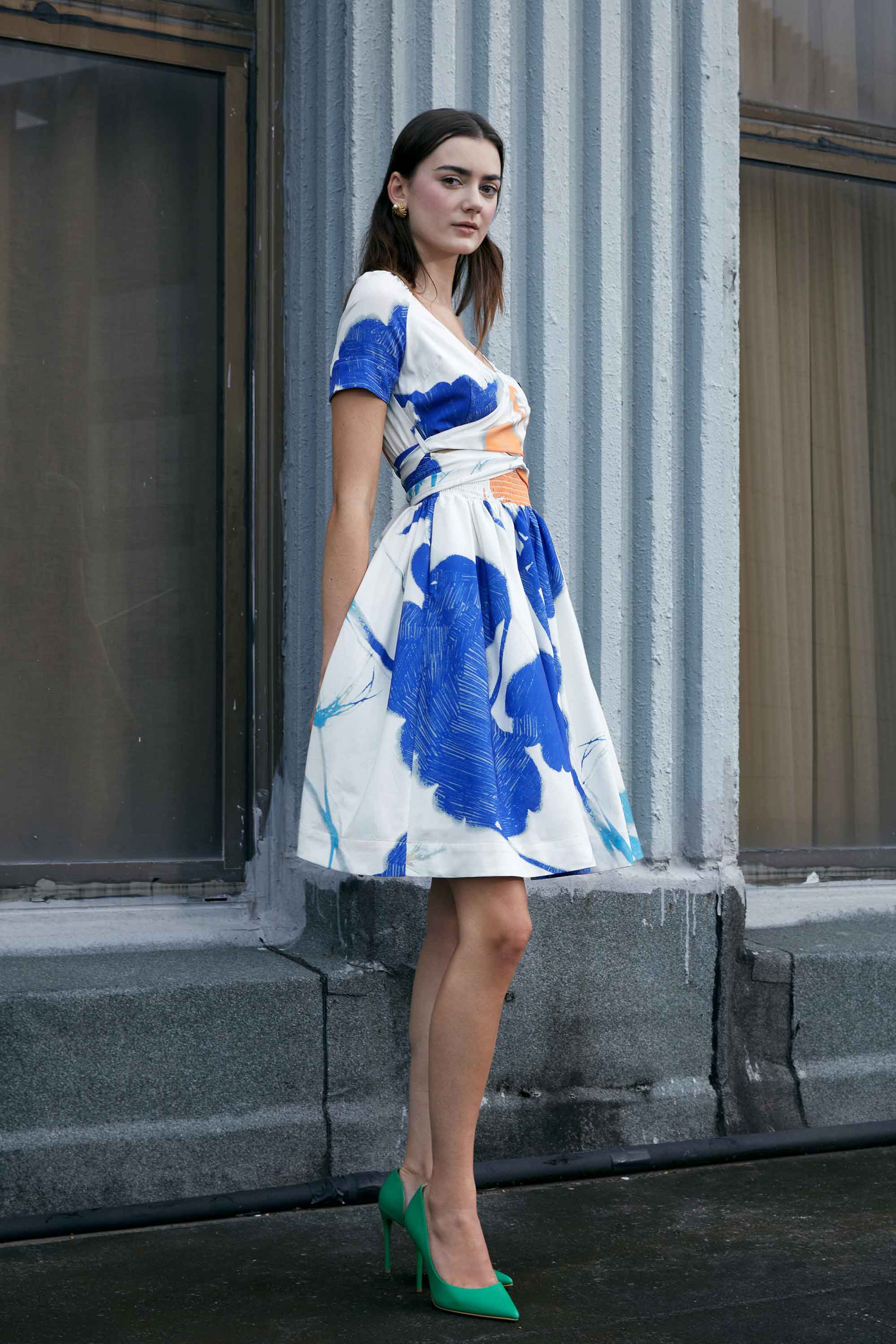 Back-To-Front Cuff Dress (Distance)
