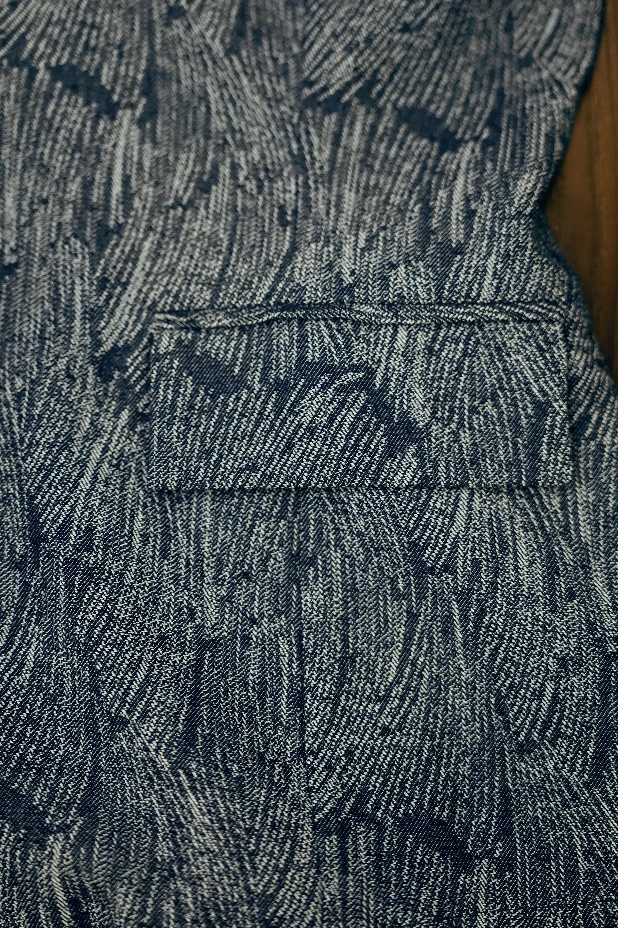 MADE-TO-ORDER: Denim Jacquard Summer Suit