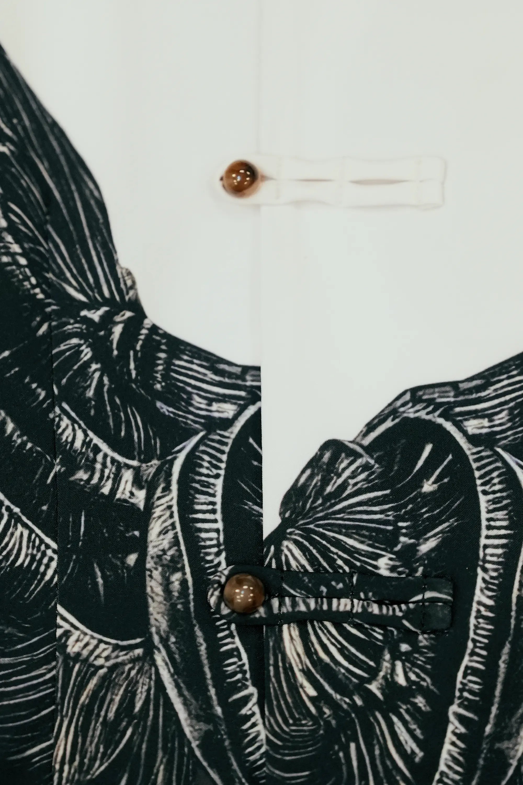 Square Sleeve Pankou Top (Ganoderma)