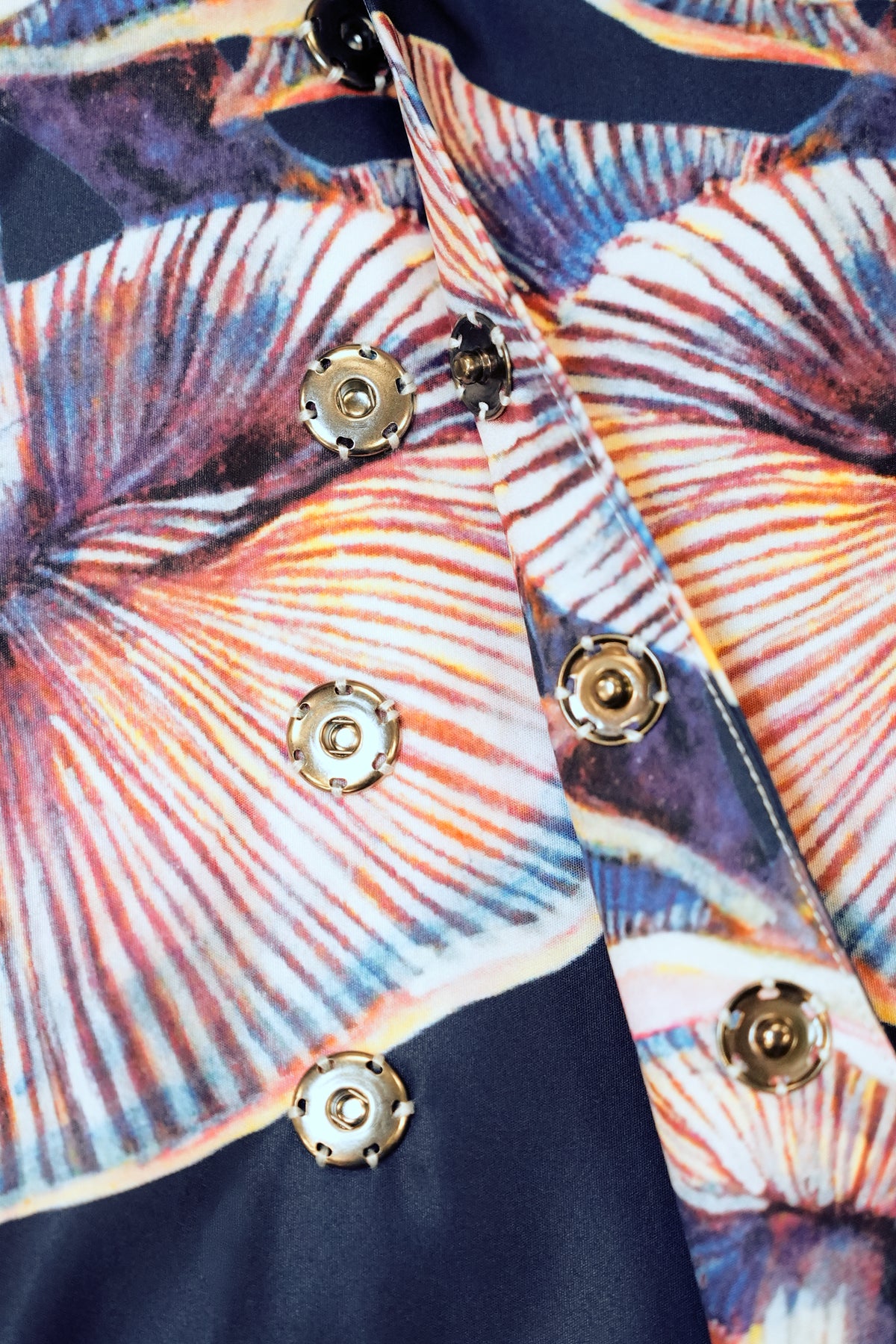 Blended Collar Wrap Dress (Field Mushrooms)