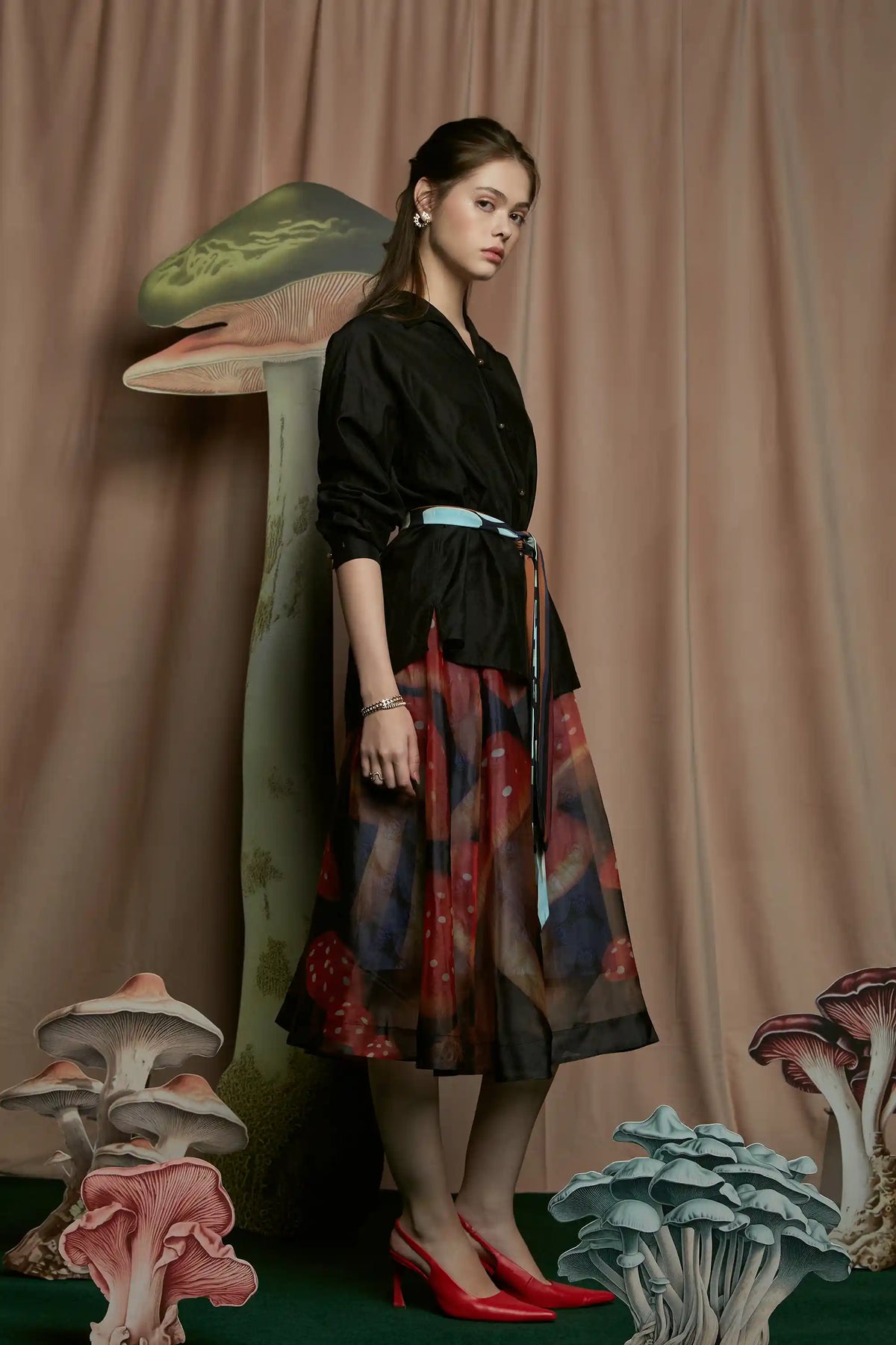 Blouson Sleeves Pankou Top (Clitocybe)