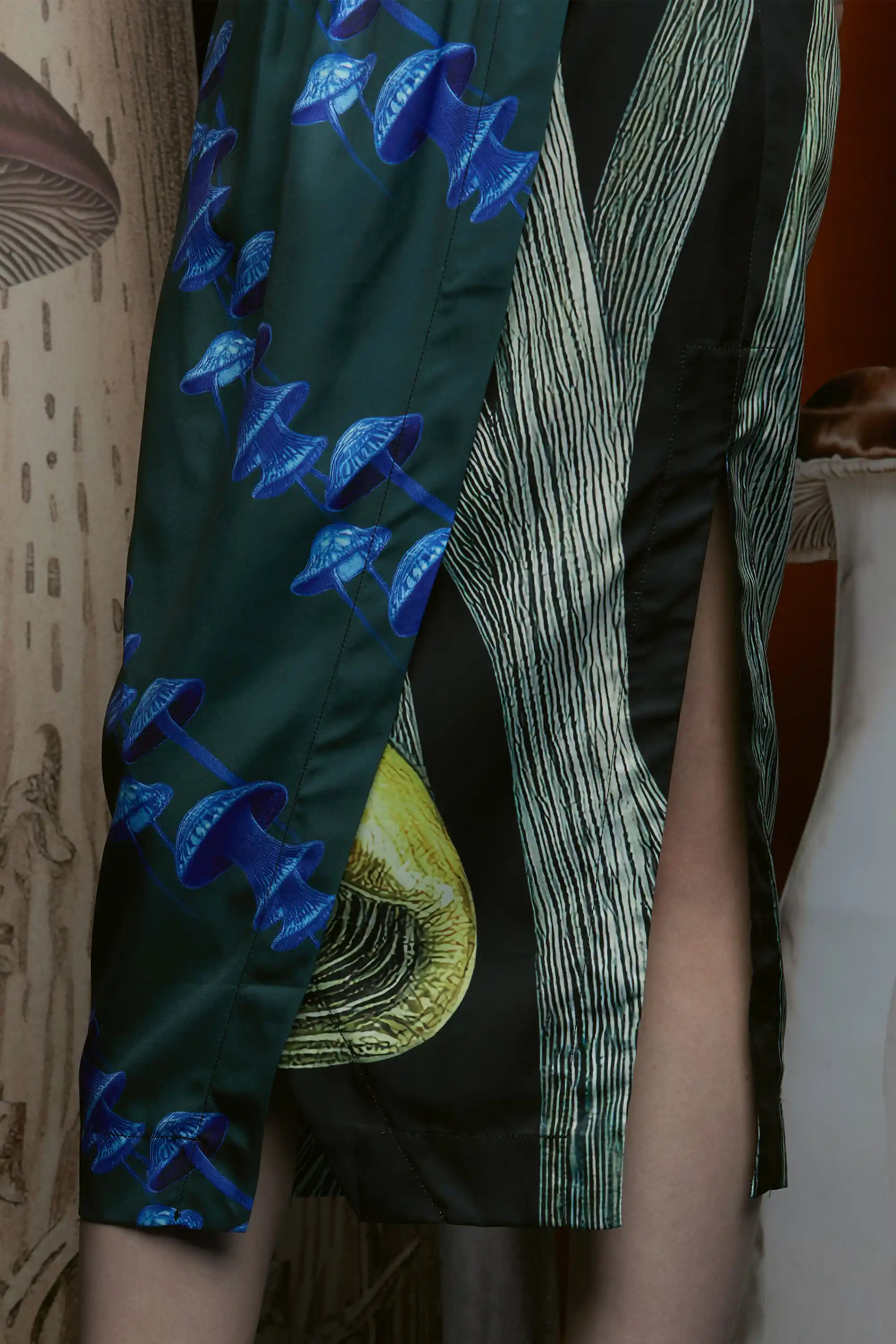 Faux Wrap Pencil Dress (Inkcap)