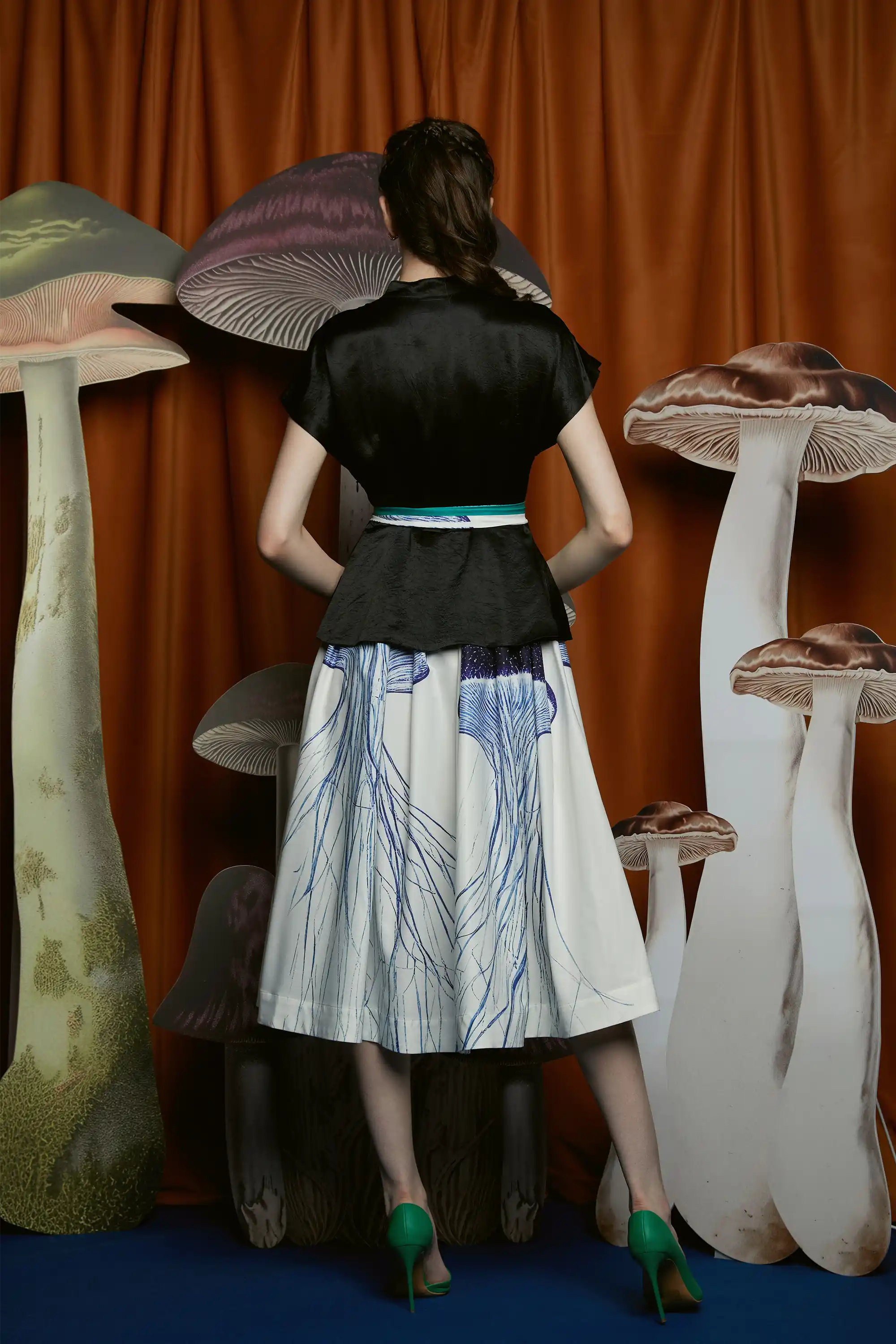 Illusion Dress (Porcini)
