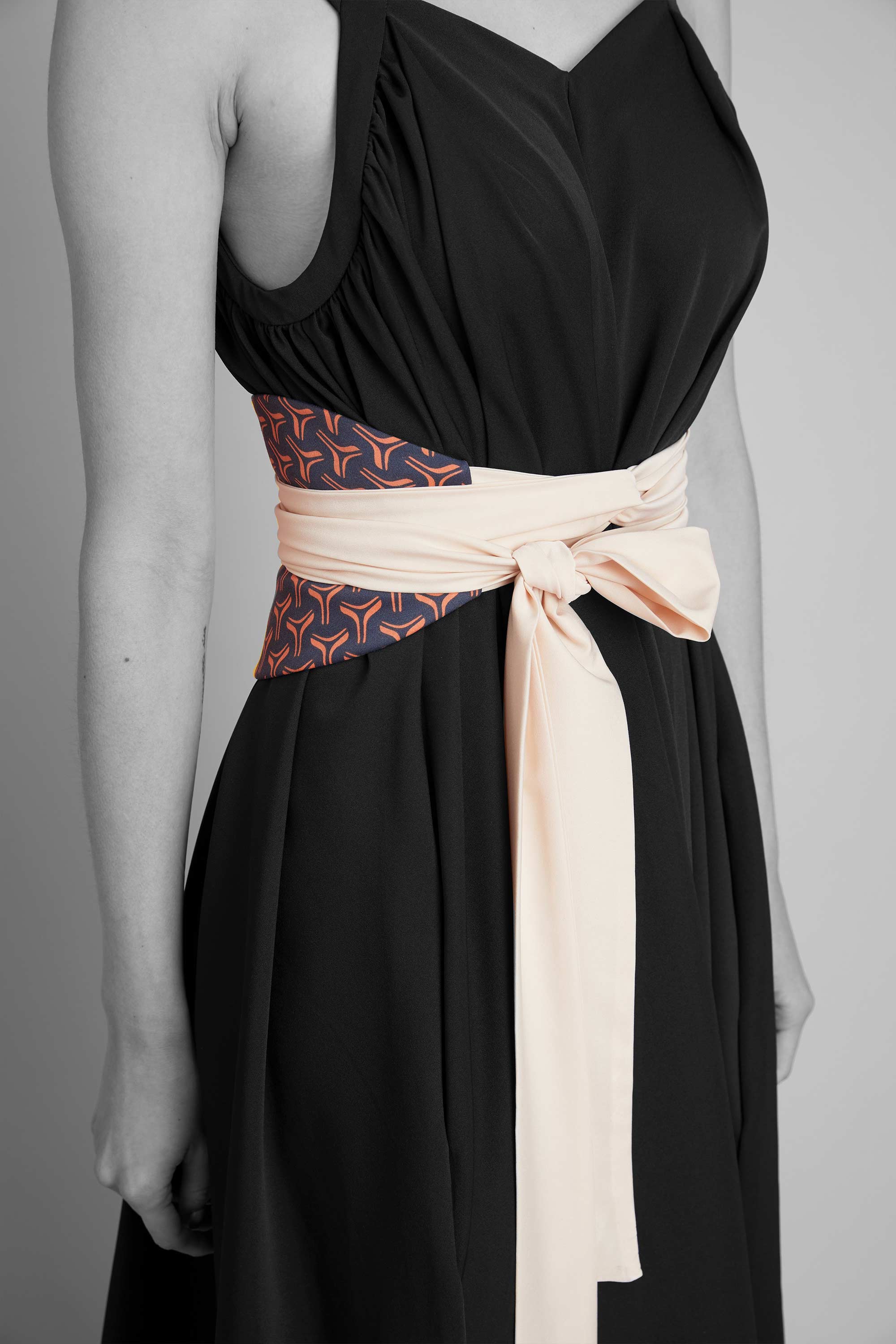 Reckless Ericka x SIA — Multi-wearable Obi Sash (Ecru)