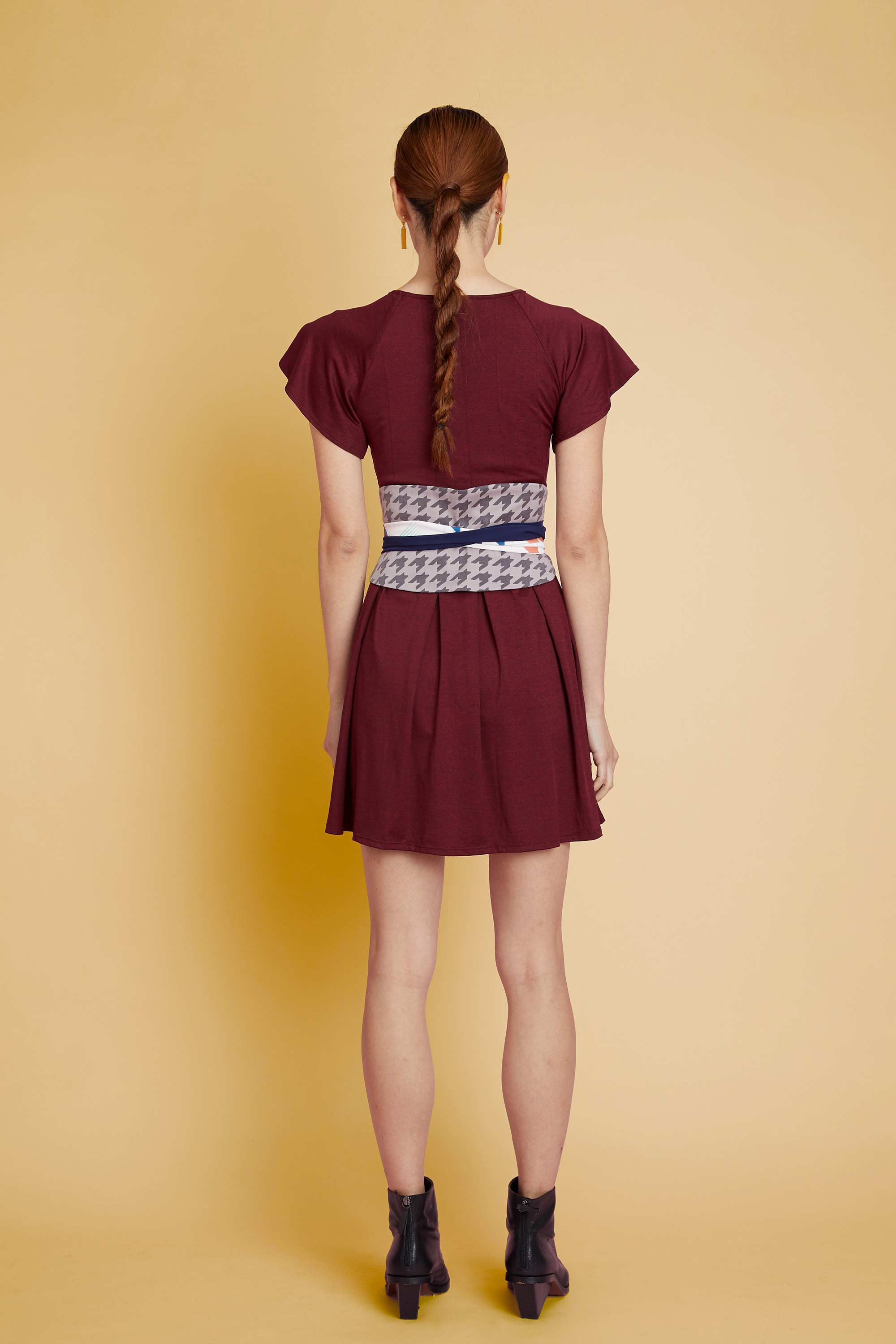 Reckless Ericka x SIA — Multi-wearable Obi Sash (Butterfly Pea Kaya Toast)
